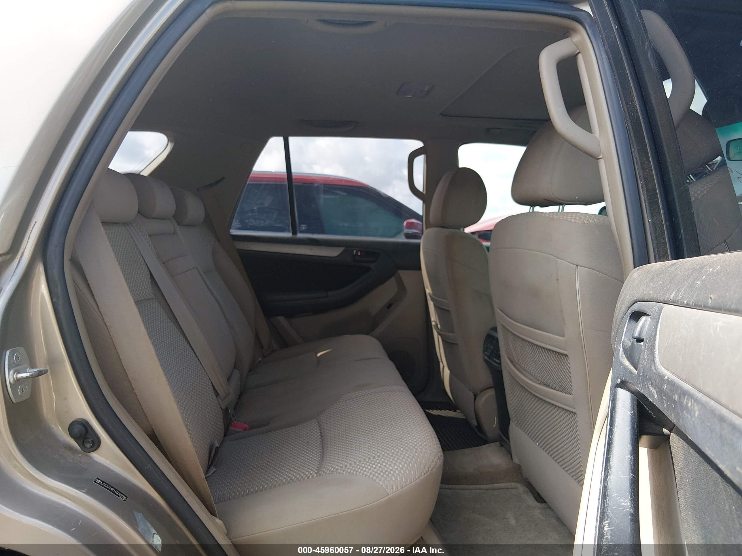 2006 Toyota 4runner Sr5 V6 Champagne vin: JTEZU14R160069035