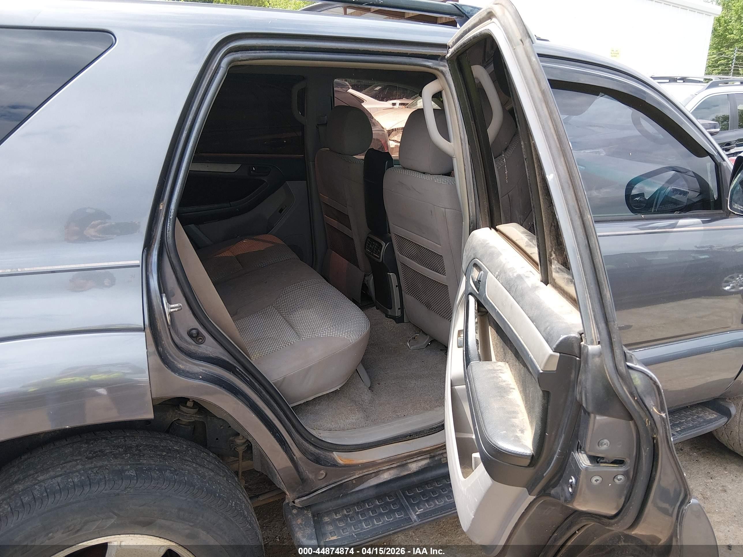 2006 Toyota 4runner Sr5 V6 Gray vin: JTEZU14R168063544