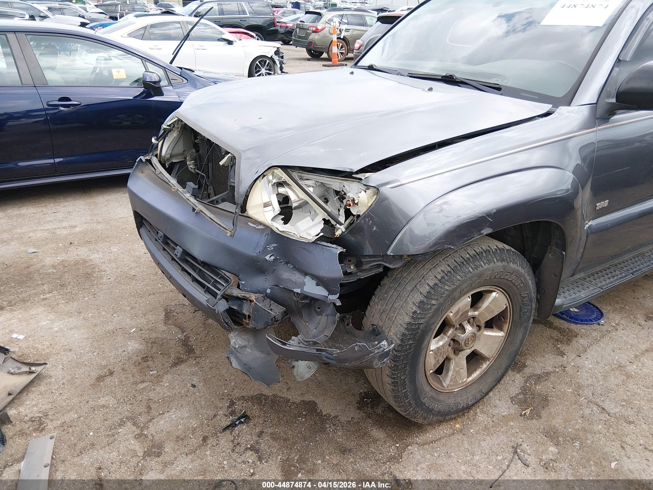 2006 Toyota 4runner Sr5 V6 Gray vin: JTEZU14R168063544