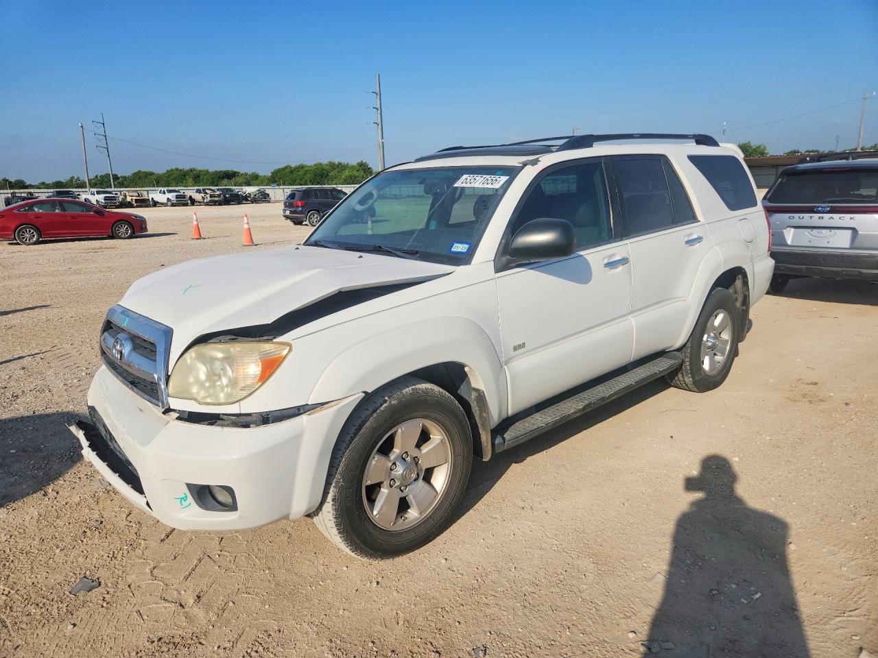 2008 Toyota 4runner Sr5 White vin: JTEZU14R18K008517