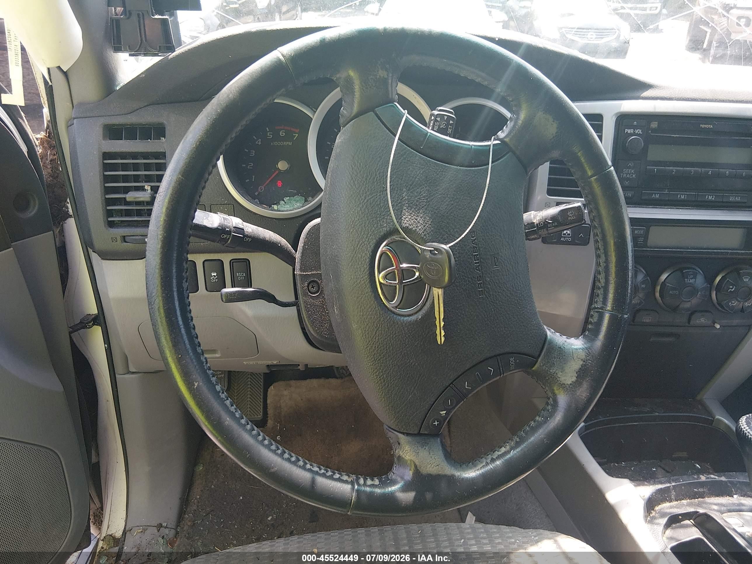 2008 Toyota 4runner Sr5 V6 White vin: JTEZU14R18K009571