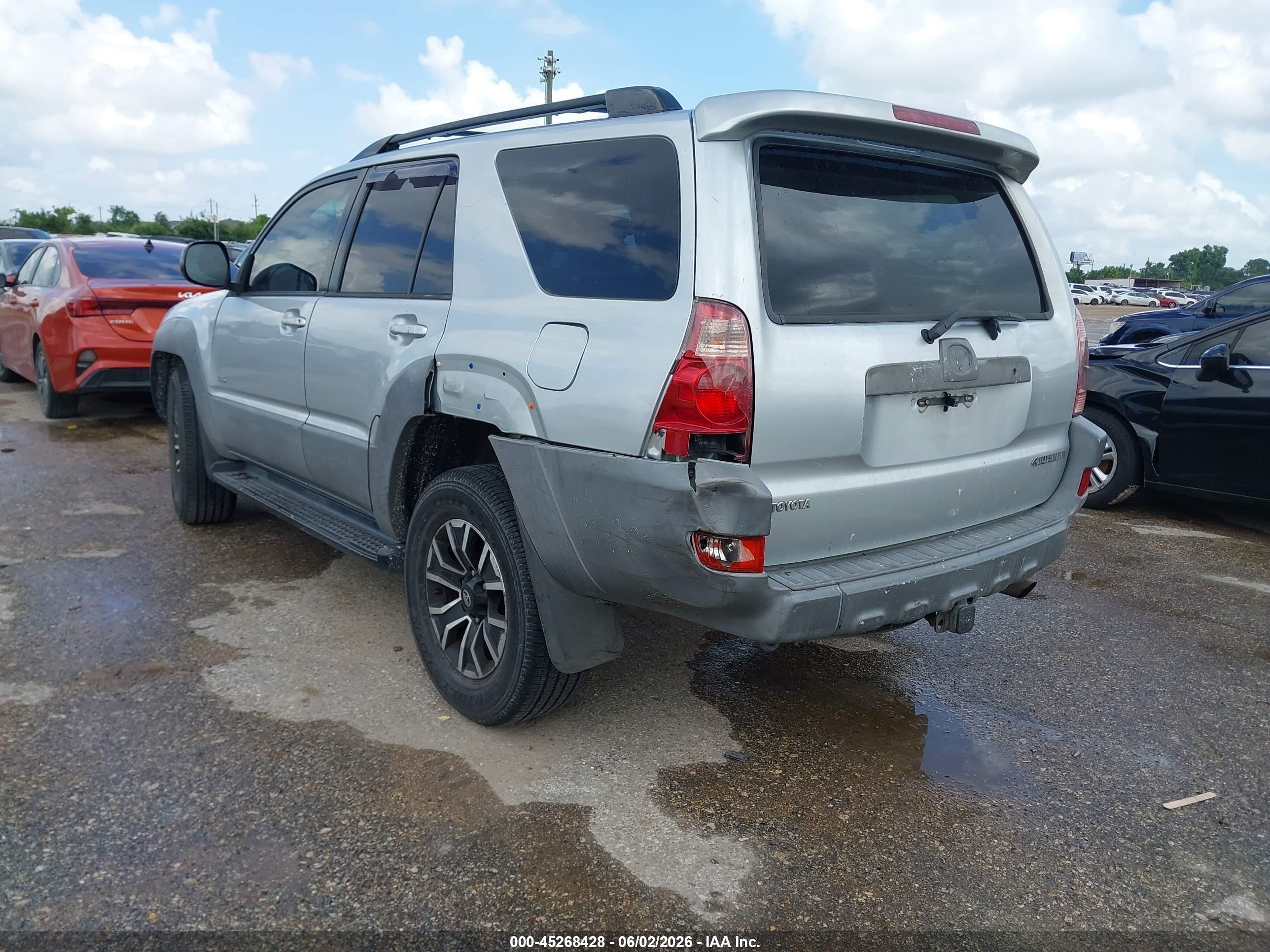 2003 Toyota 4runner Sr5 V6 Silver vin: JTEZU14R230004111