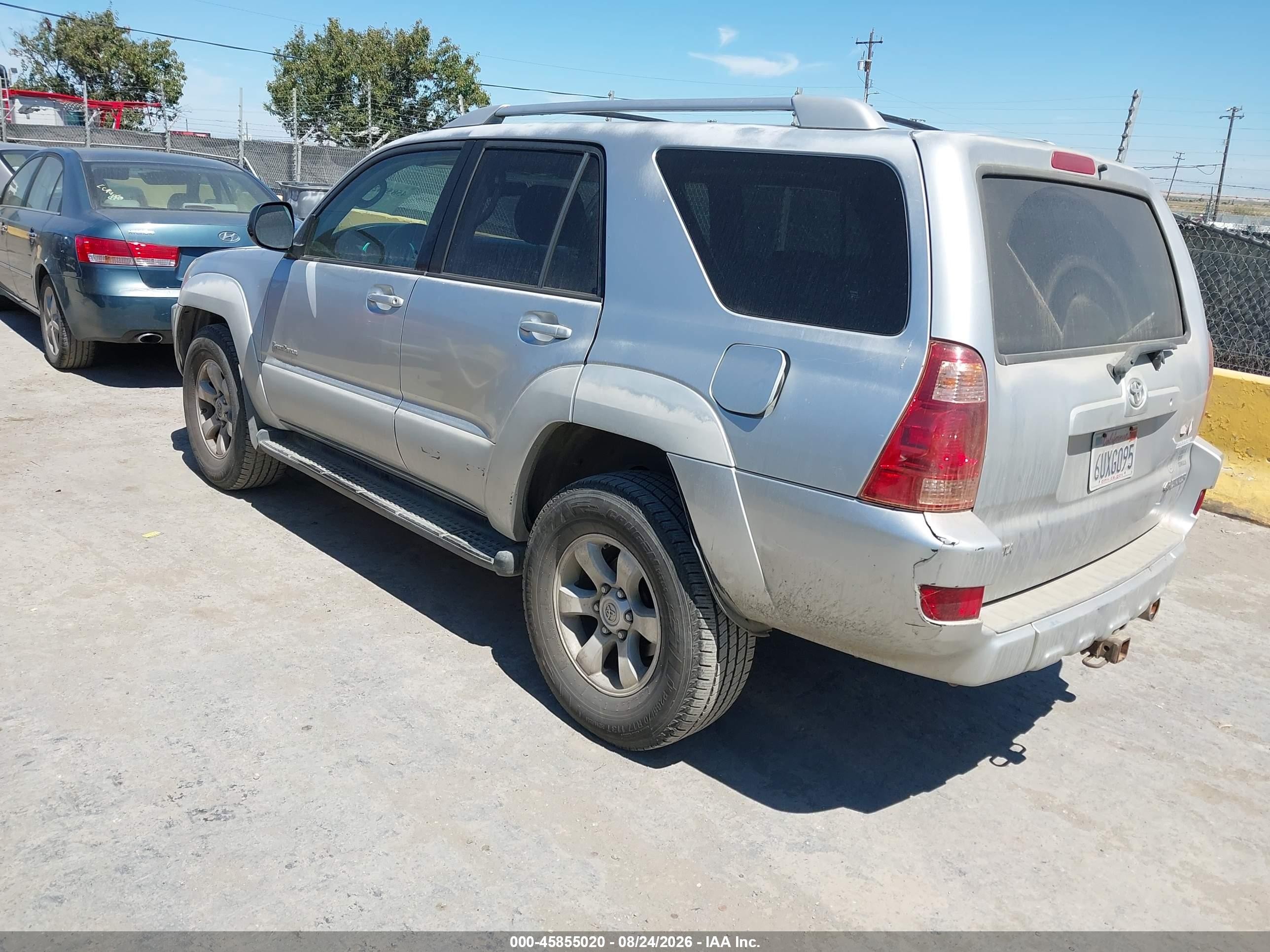 2005 Toyota 4runner Sr5 Sport V6 Silver vin: JTEZU14R258037873