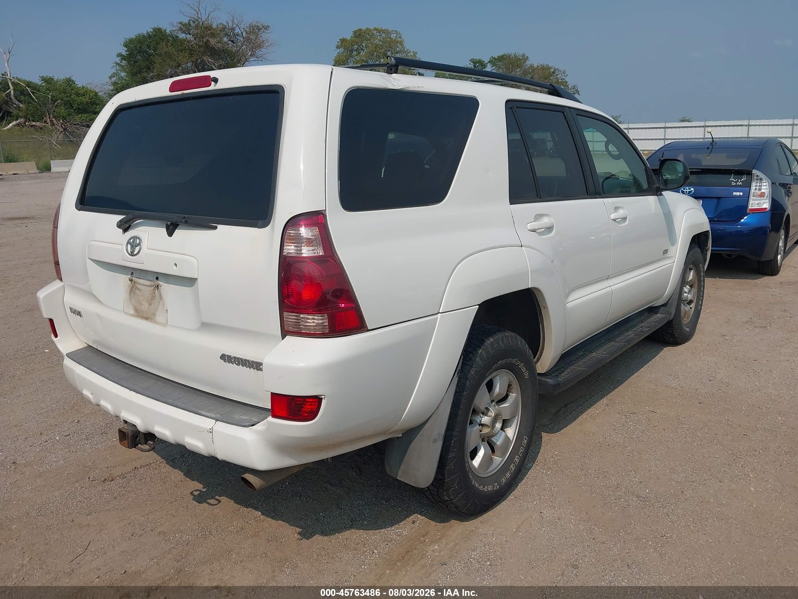2005 Toyota 4runner Sr5 V6 White vin: JTEZU14R258040420