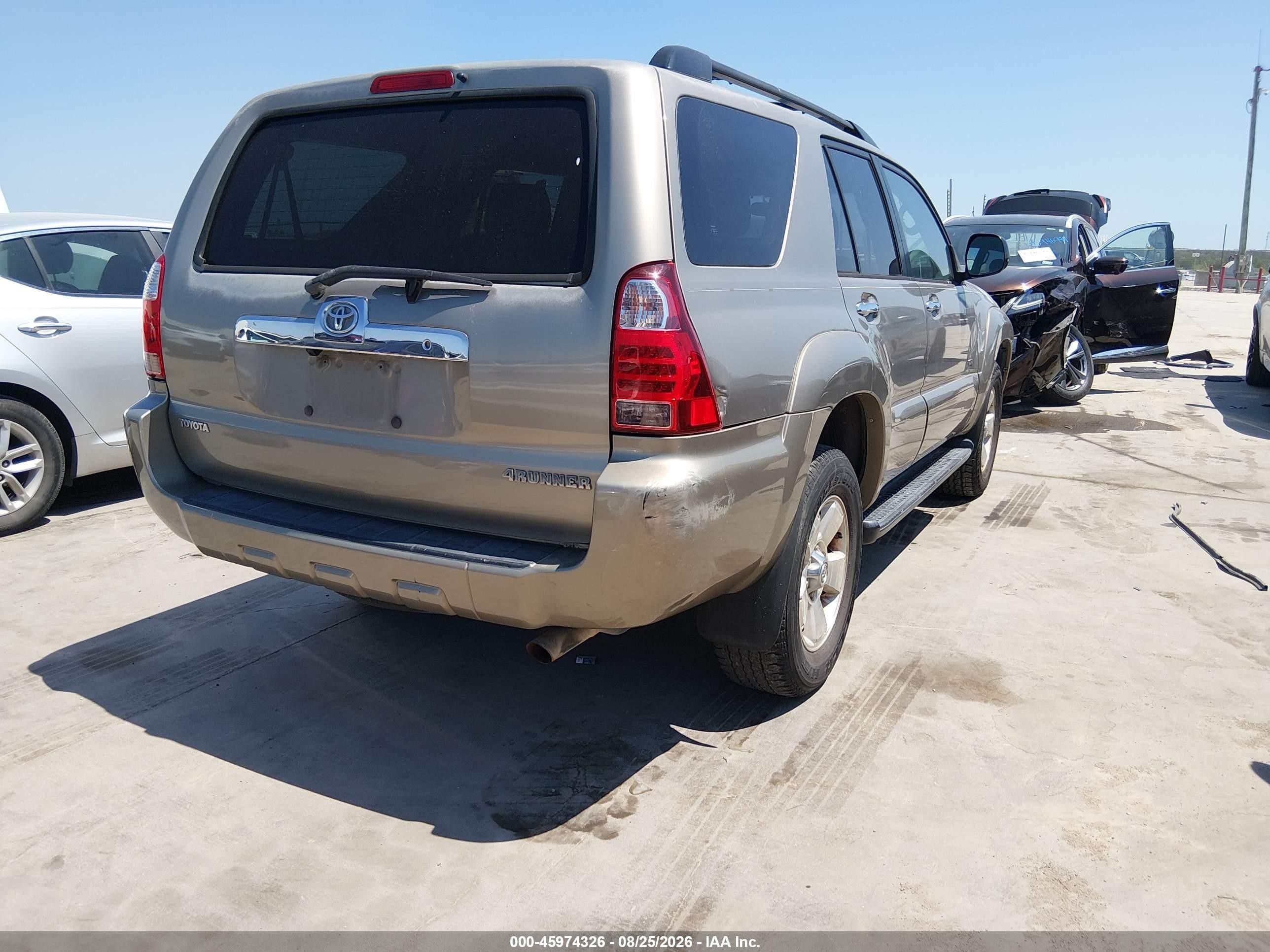 2006 Toyota 4runner Sr5 V6 Champagne vin: JTEZU14R260077967