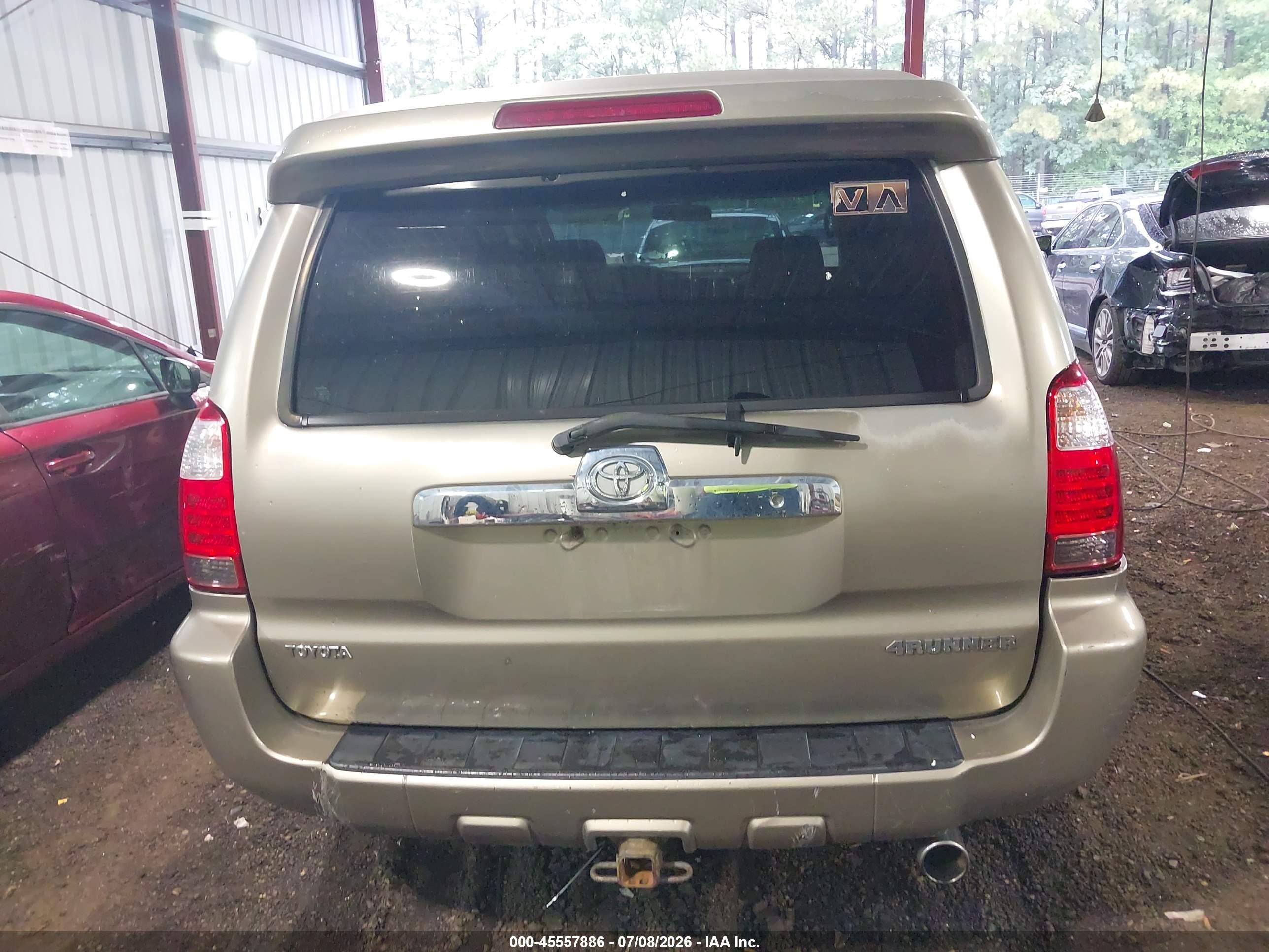 2006 Toyota 4runner Sr5 V6 Beige vin: JTEZU14R268042069