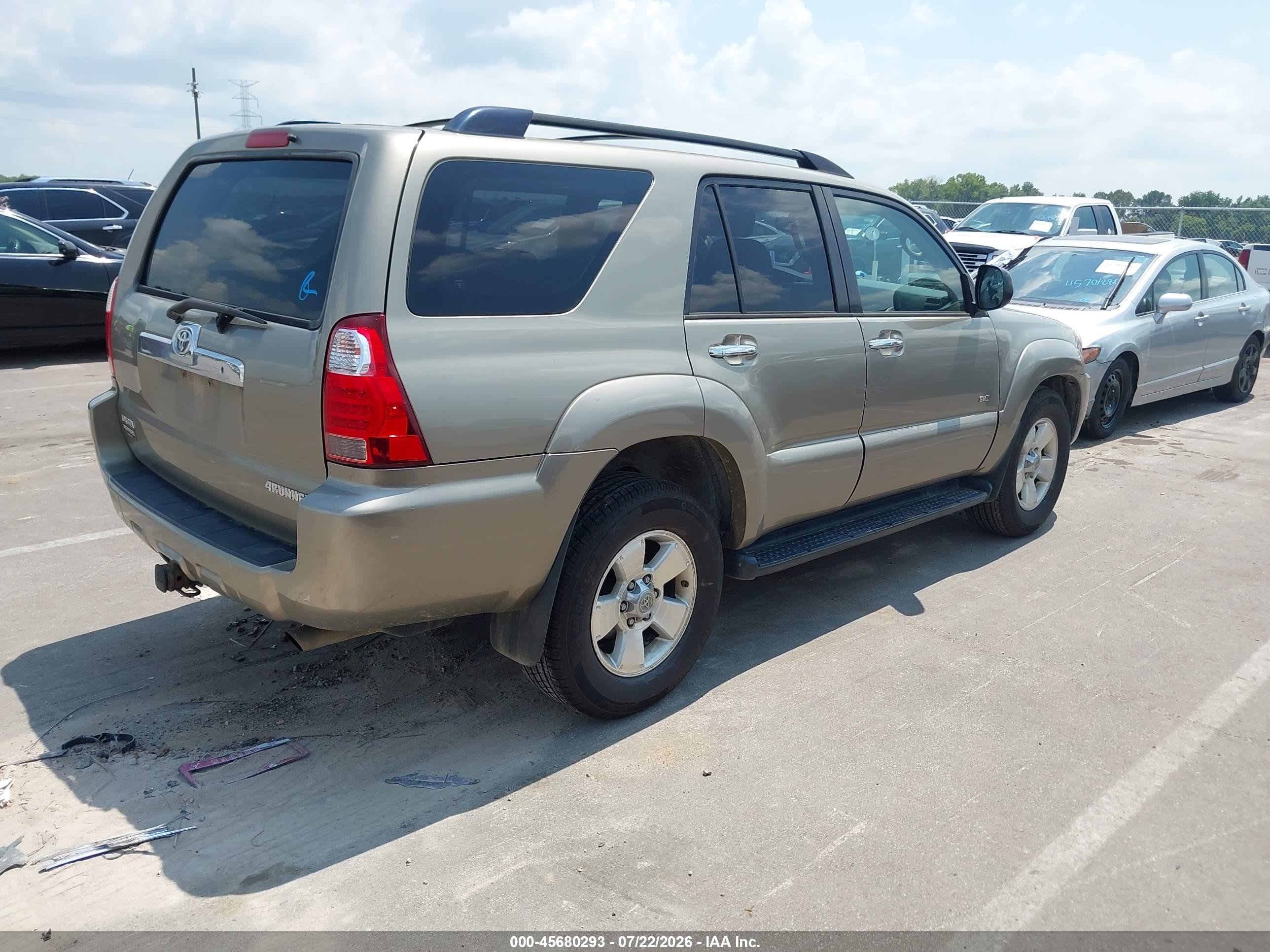 2006 Toyota 4runner Sr5 V6 Желто-коричневый vin: JTEZU14R268042735