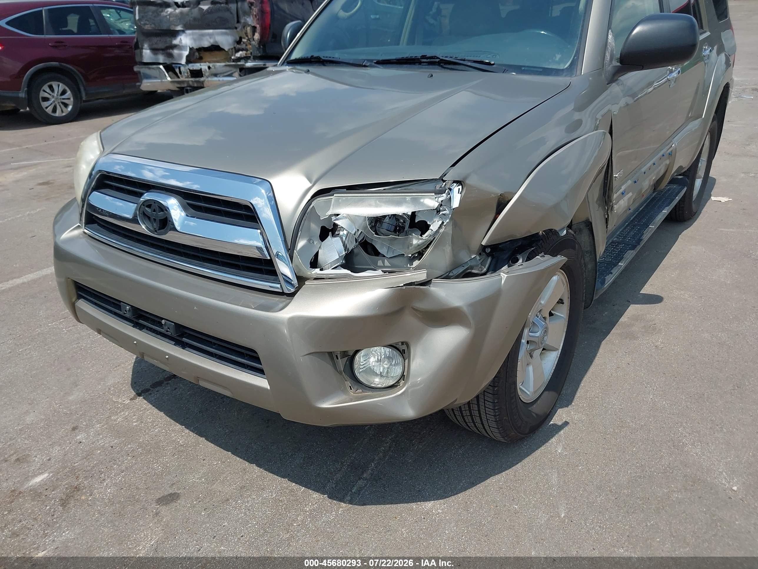 2006 Toyota 4runner Sr5 V6 Желто-коричневый vin: JTEZU14R268042735