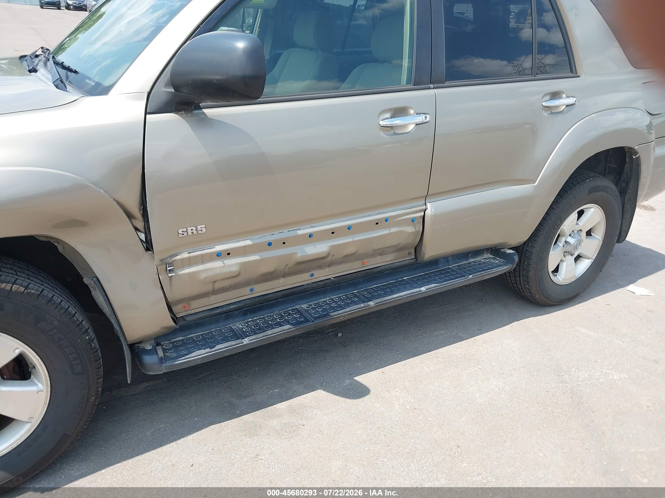 2006 Toyota 4runner Sr5 V6 Желто-коричневый vin: JTEZU14R268042735