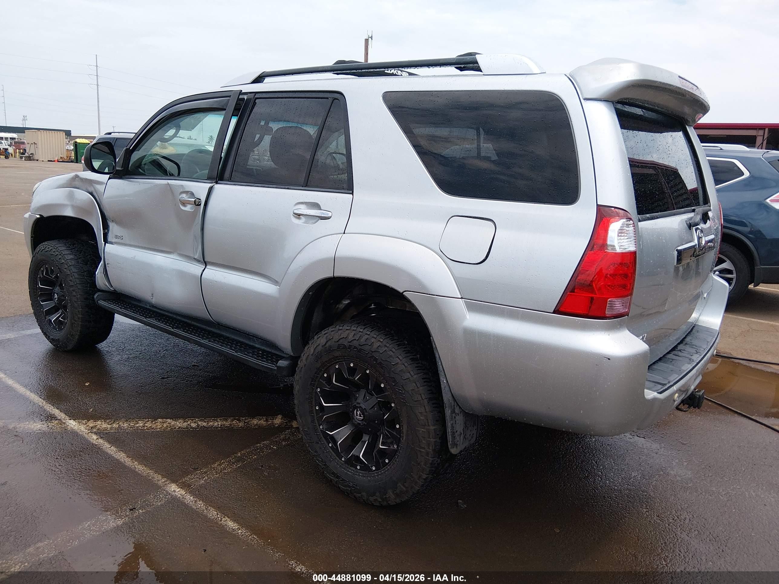 2007 Toyota 4runner Sport V6/sr5 V6 Silver vin: JTEZU14R270083804