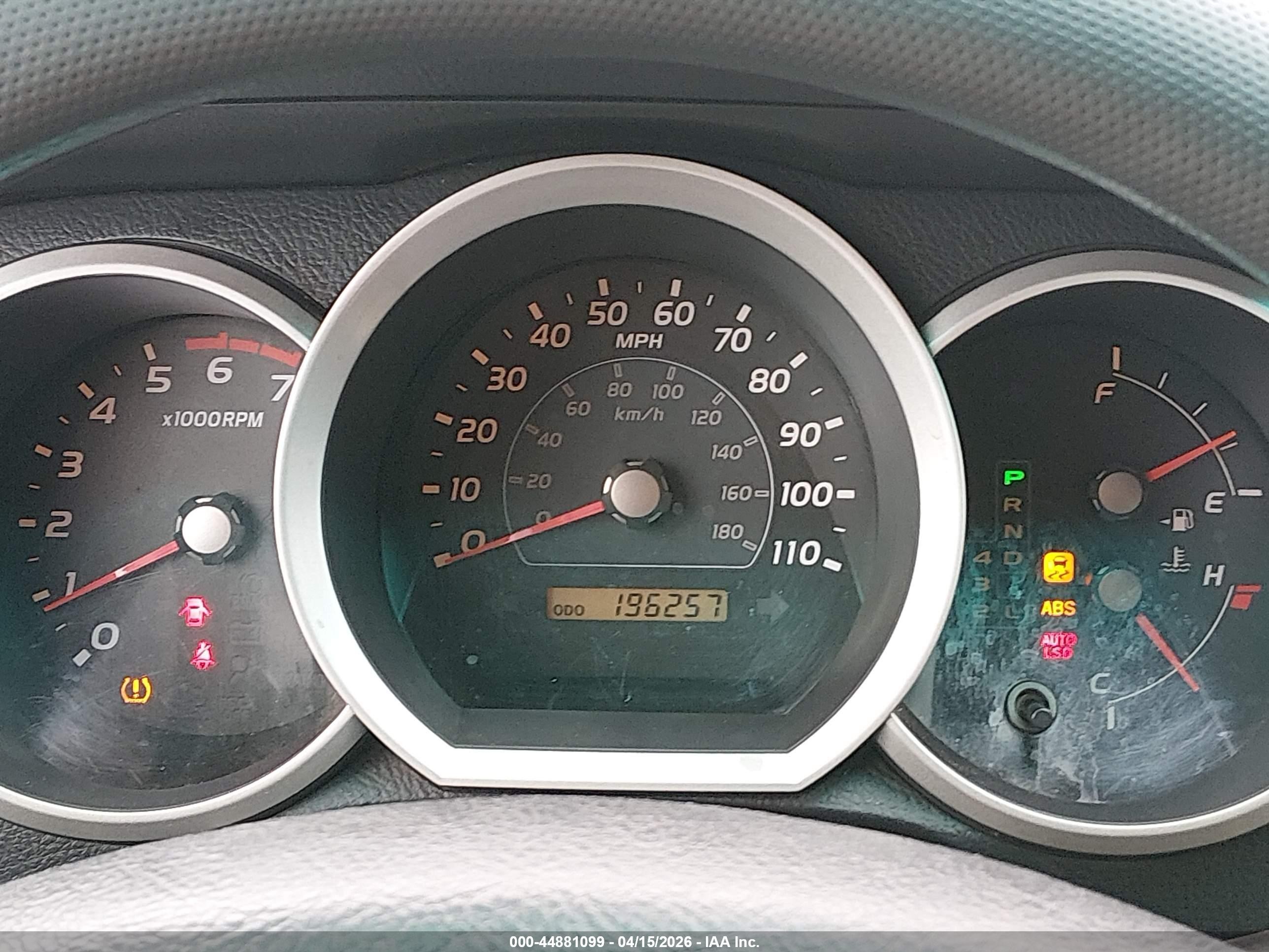 2007 Toyota 4runner Sport V6/sr5 V6 Silver vin: JTEZU14R270083804