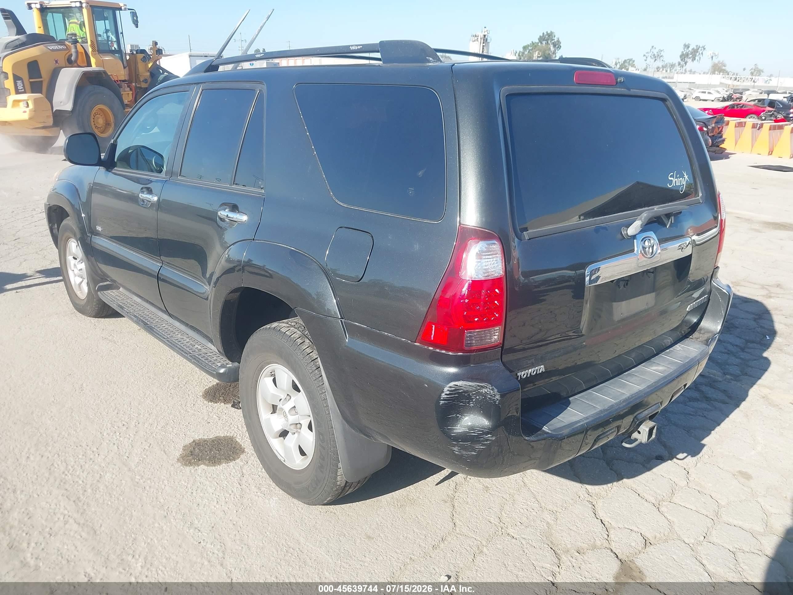 2007 Toyota 4runner Sr5 Серый vin: JTEZU14R270093586