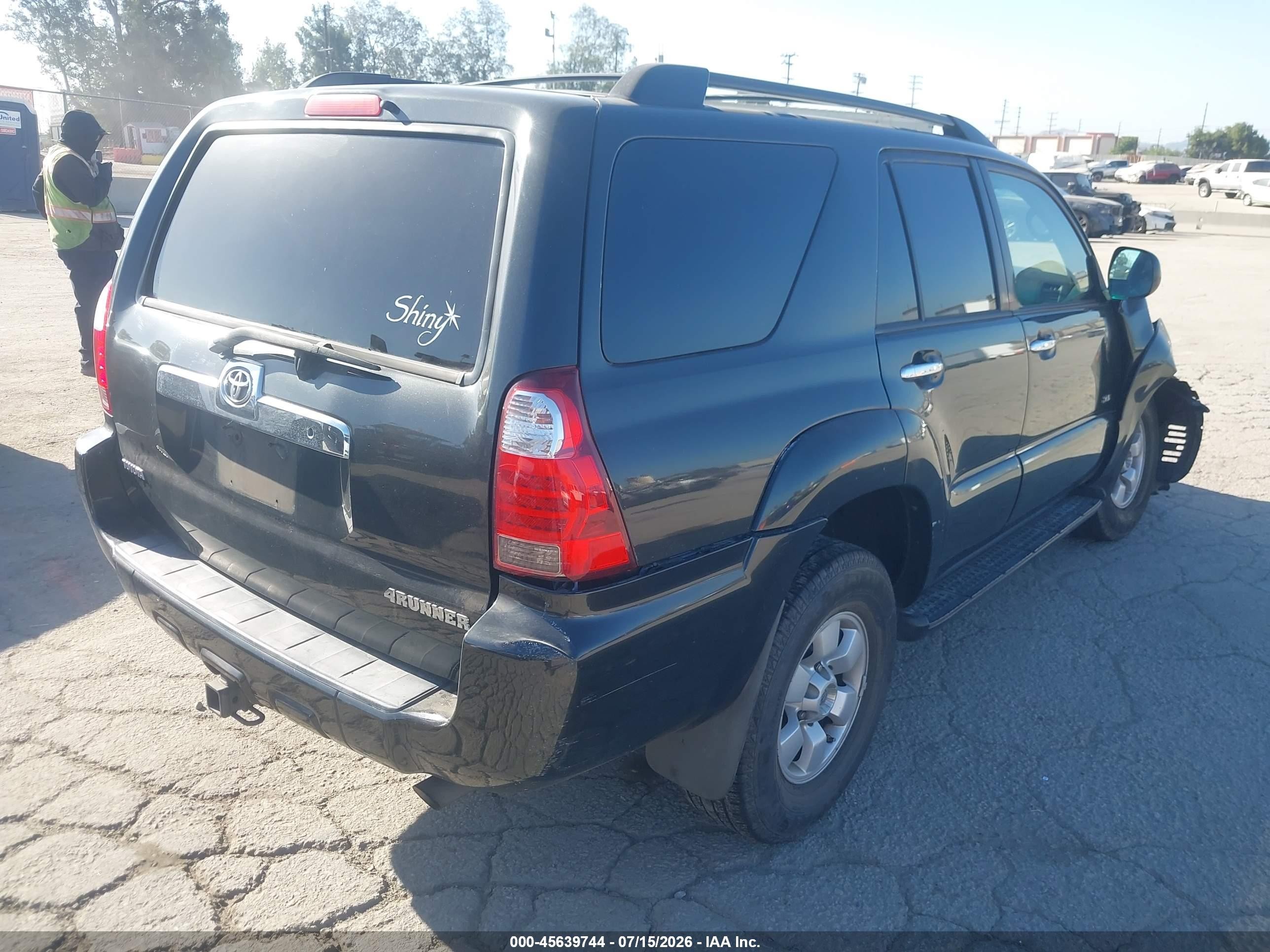 2007 Toyota 4runner Sr5 Серый vin: JTEZU14R270093586