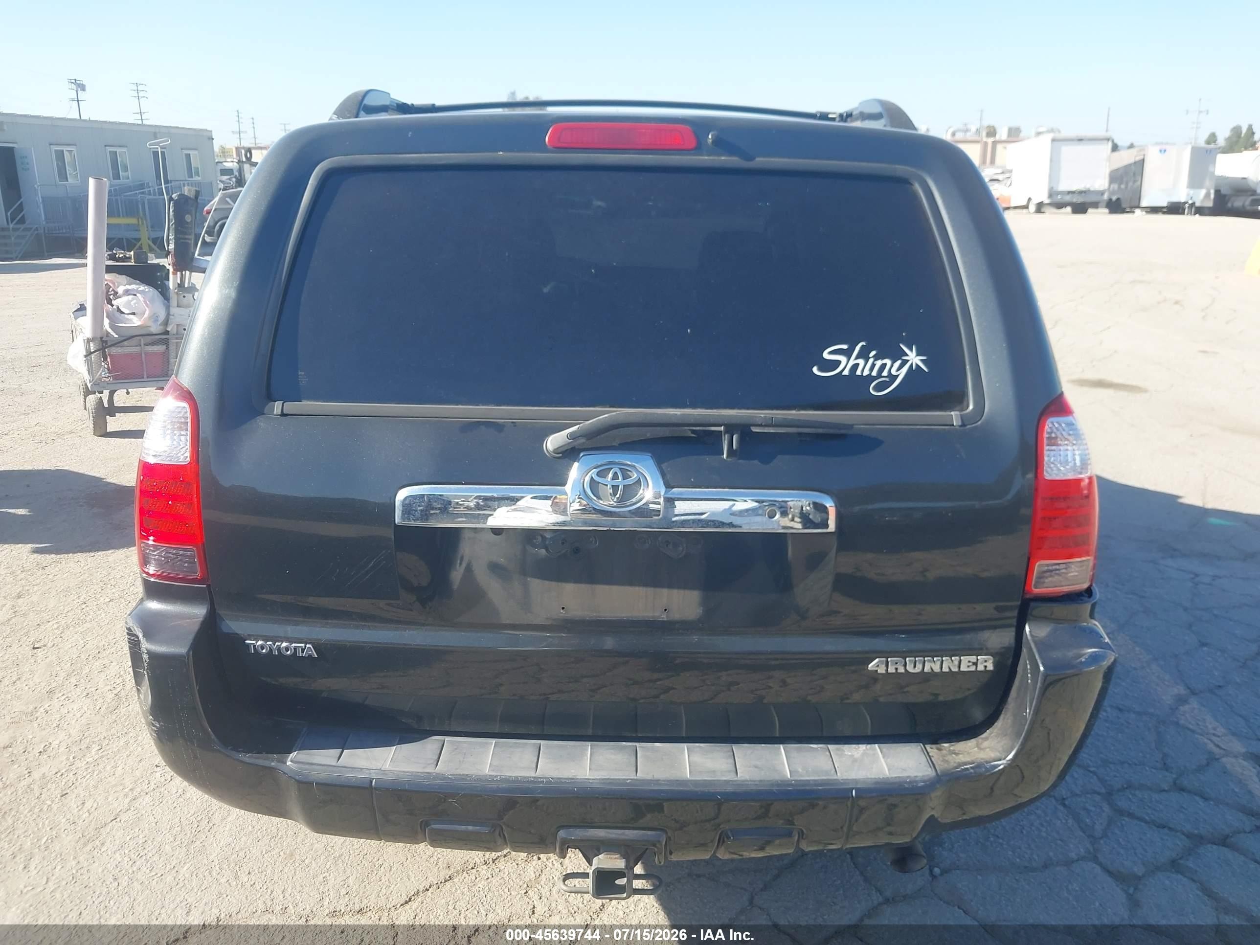 2007 Toyota 4runner Sr5 Серый vin: JTEZU14R270093586