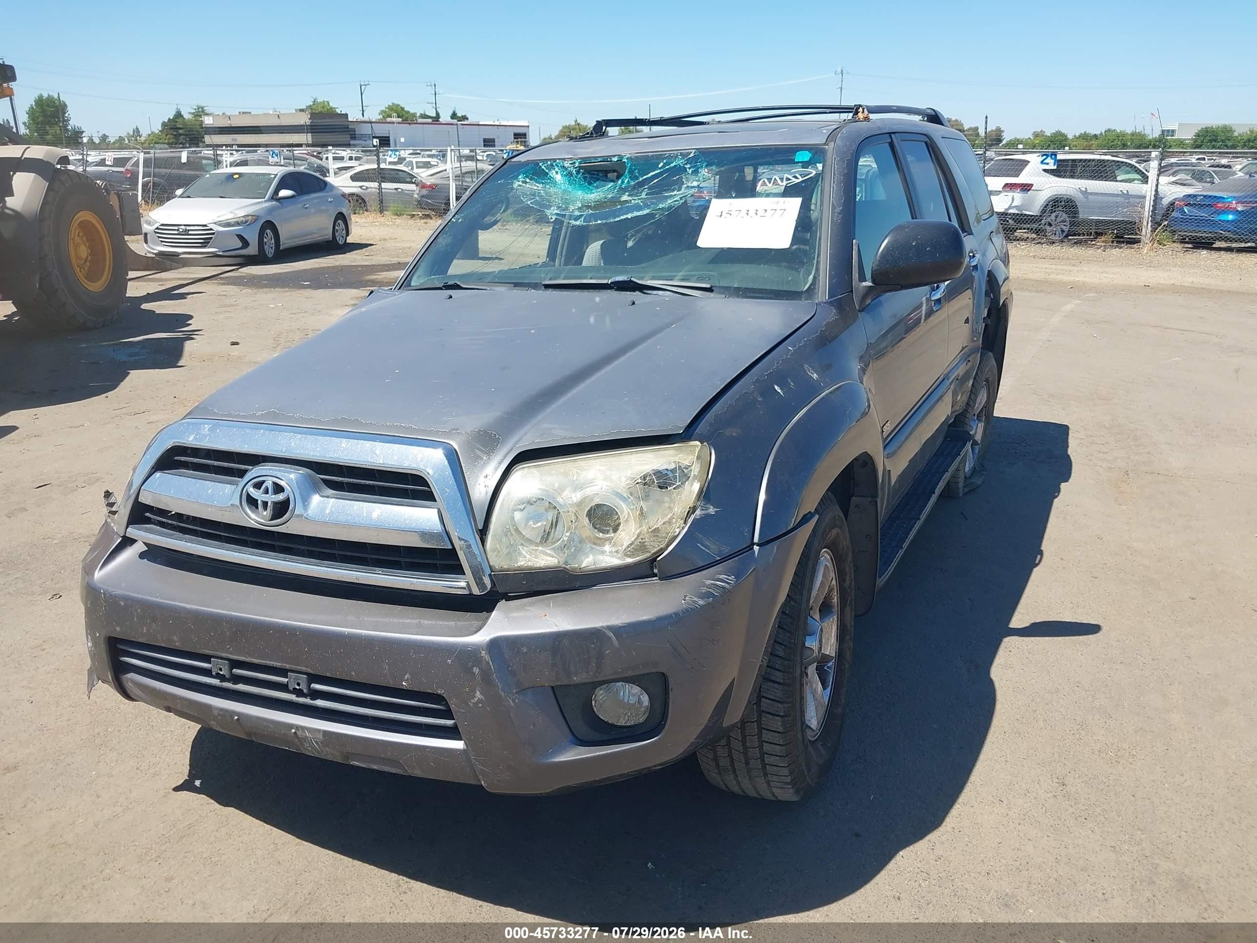 2008 Toyota 4runner Sr5 V6 Серый vin: JTEZU14R280100733