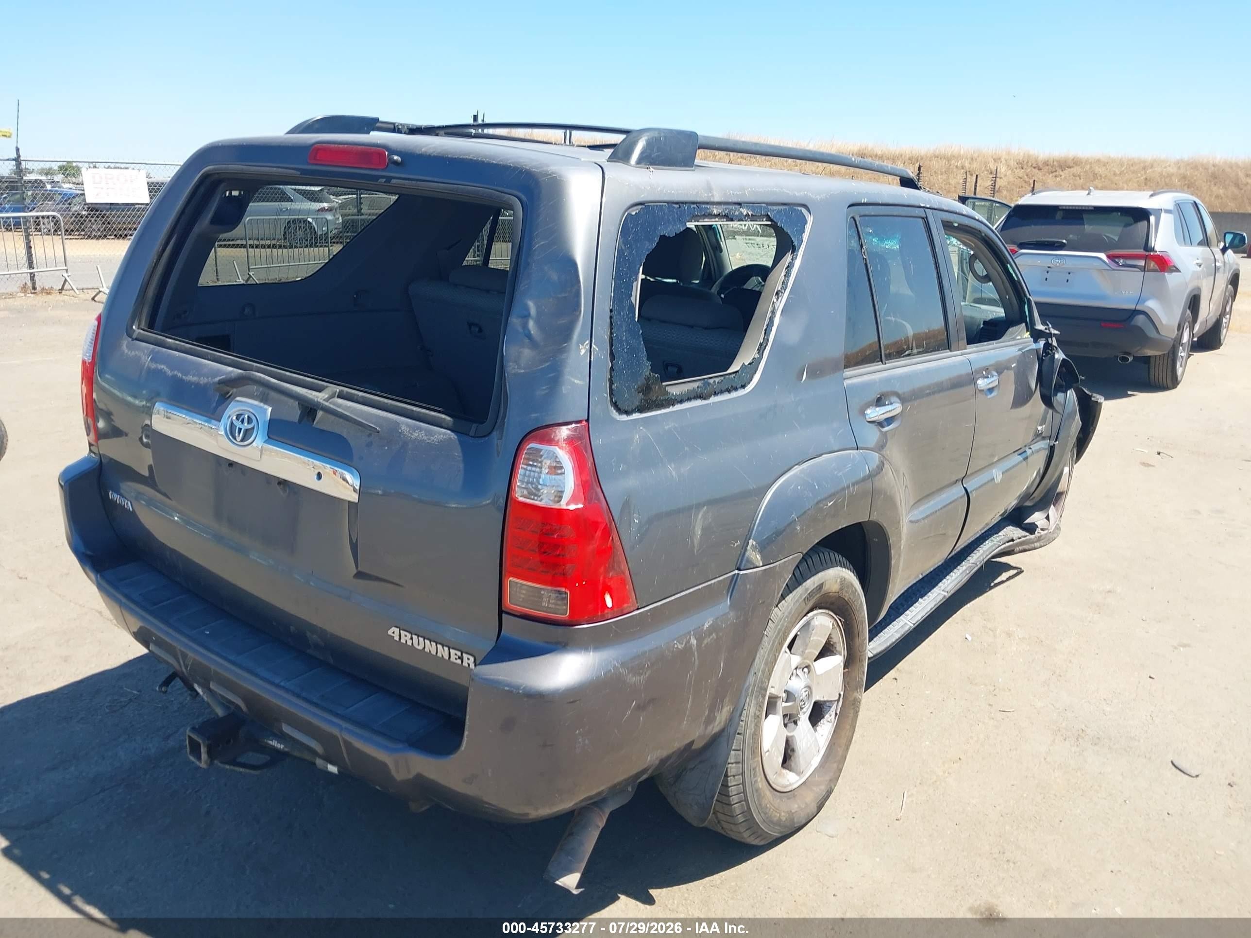 2008 Toyota 4runner Sr5 V6 Серый vin: JTEZU14R280100733