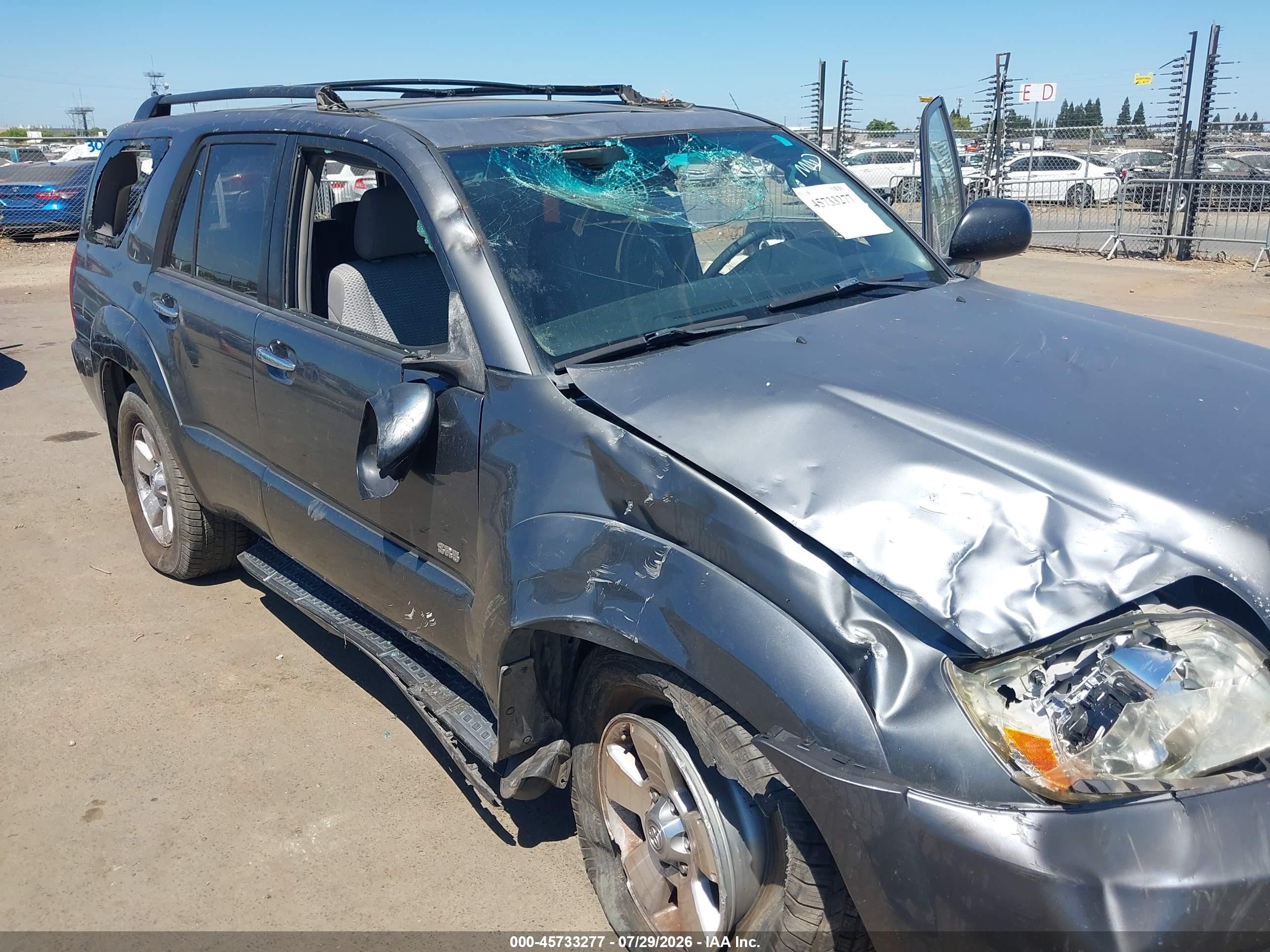 2008 Toyota 4runner Sr5 V6 Серый vin: JTEZU14R280100733