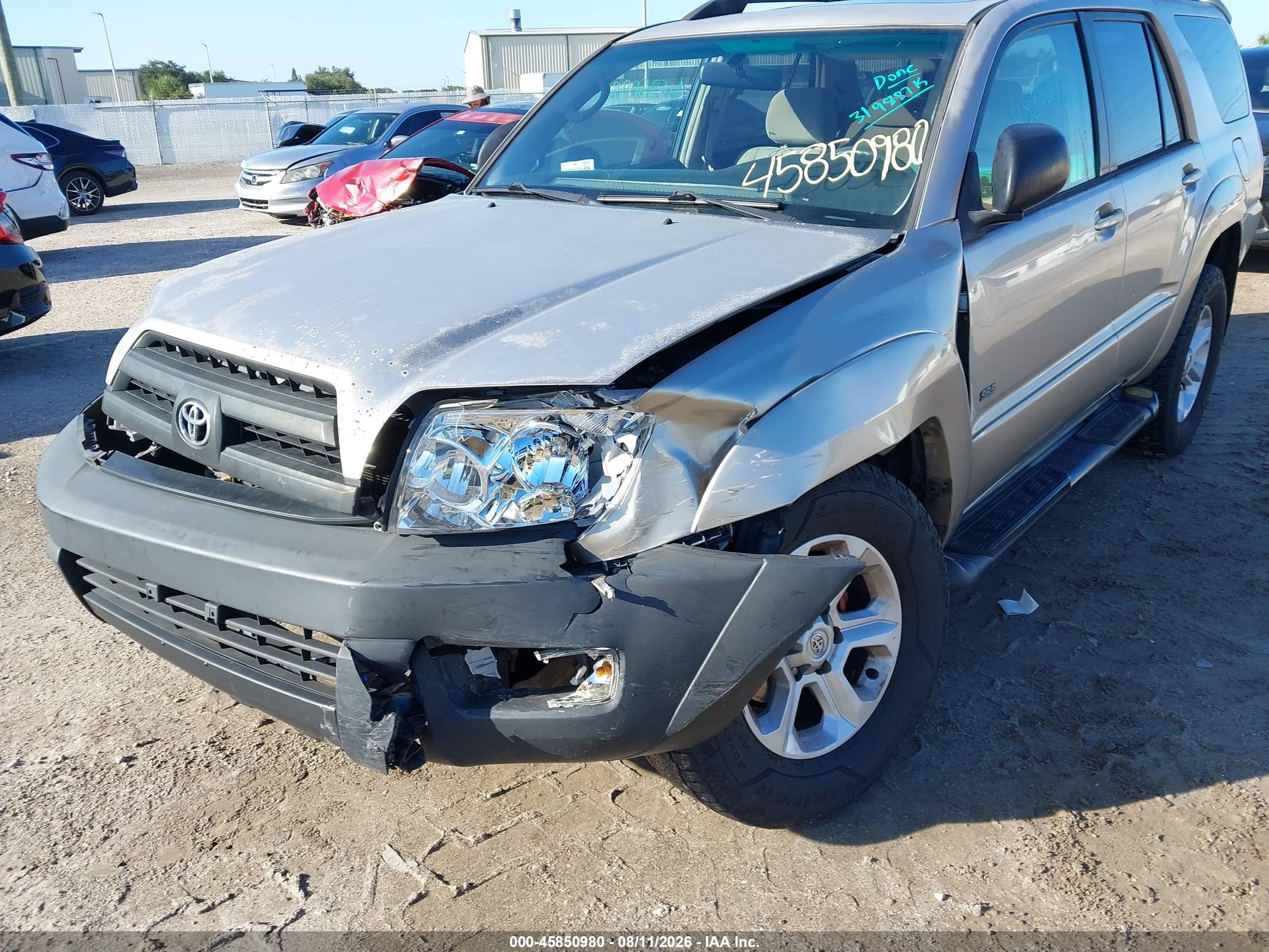 2003 Toyota 4runner Sr5 V6 Beige vin: JTEZU14R330010273