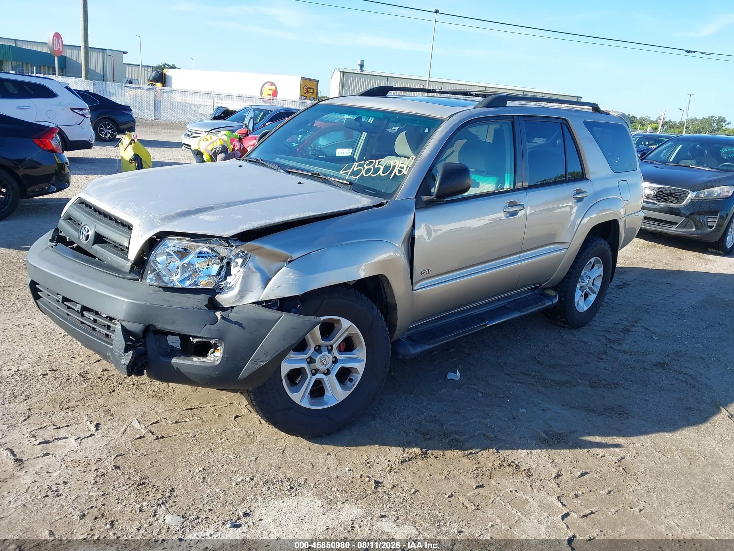 2003 Toyota 4runner Sr5 V6 Beige vin: JTEZU14R330010273