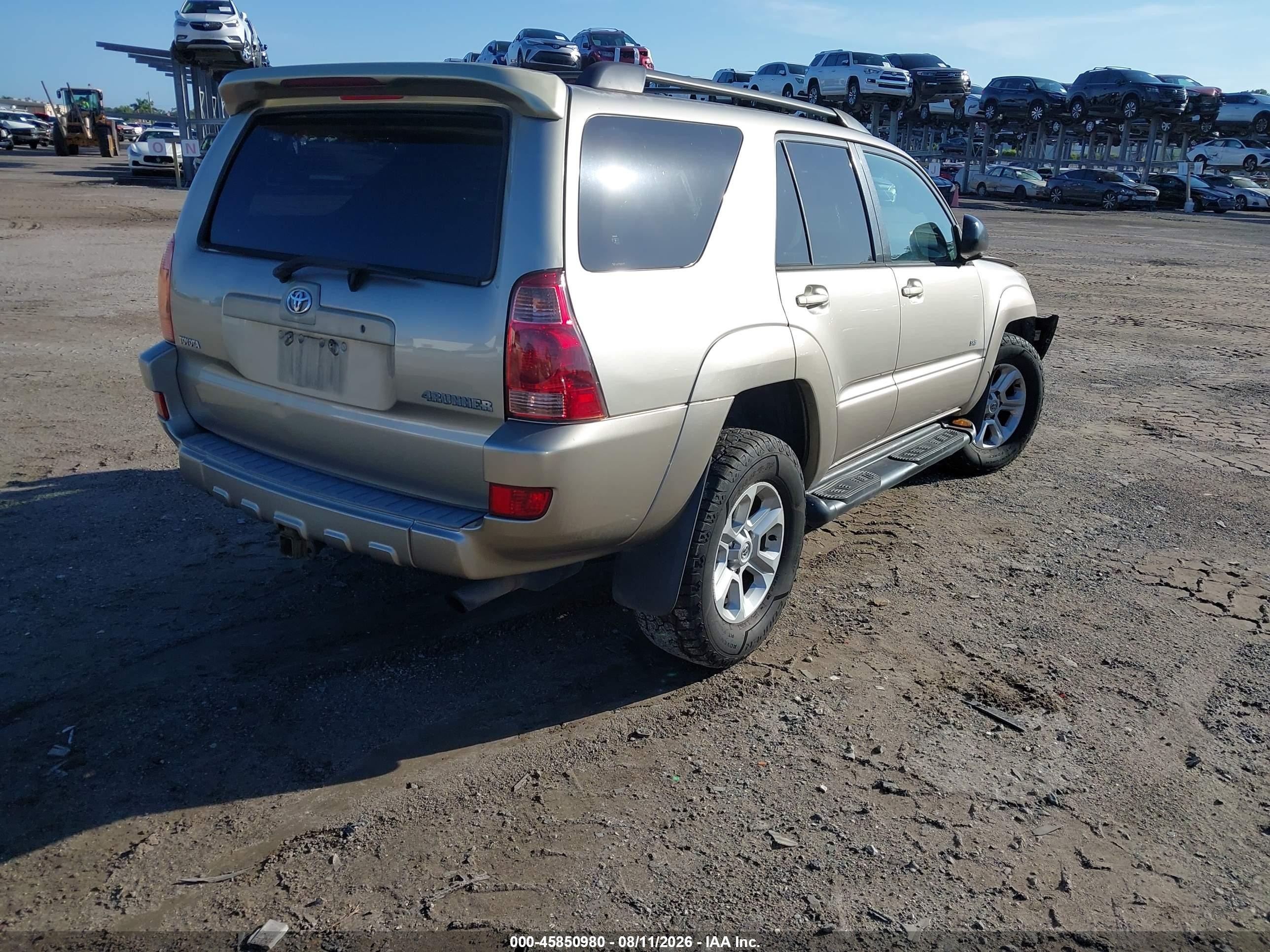 2003 Toyota 4runner Sr5 V6 Beige vin: JTEZU14R330010273