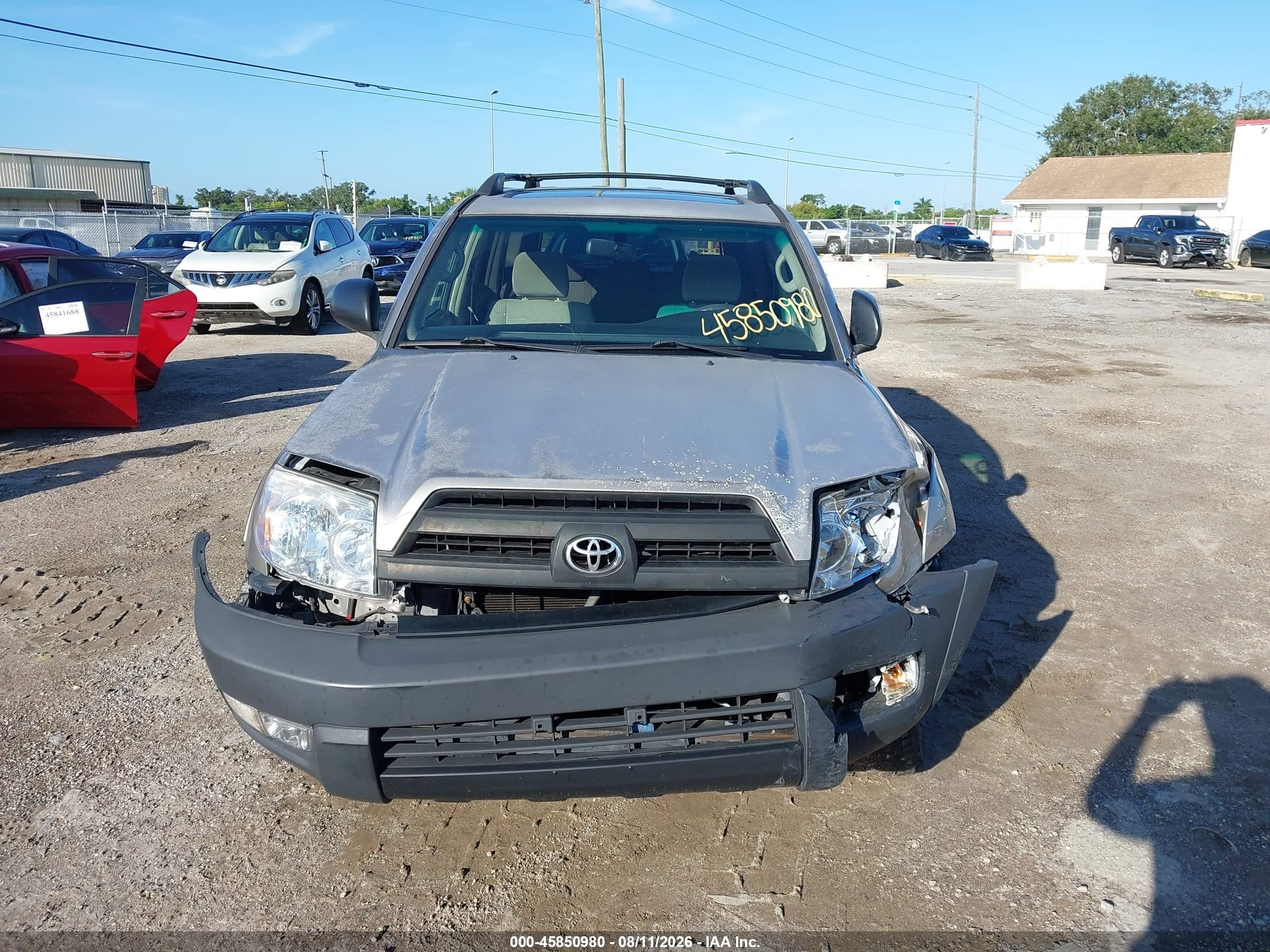 2003 Toyota 4runner Sr5 V6 Beige vin: JTEZU14R330010273