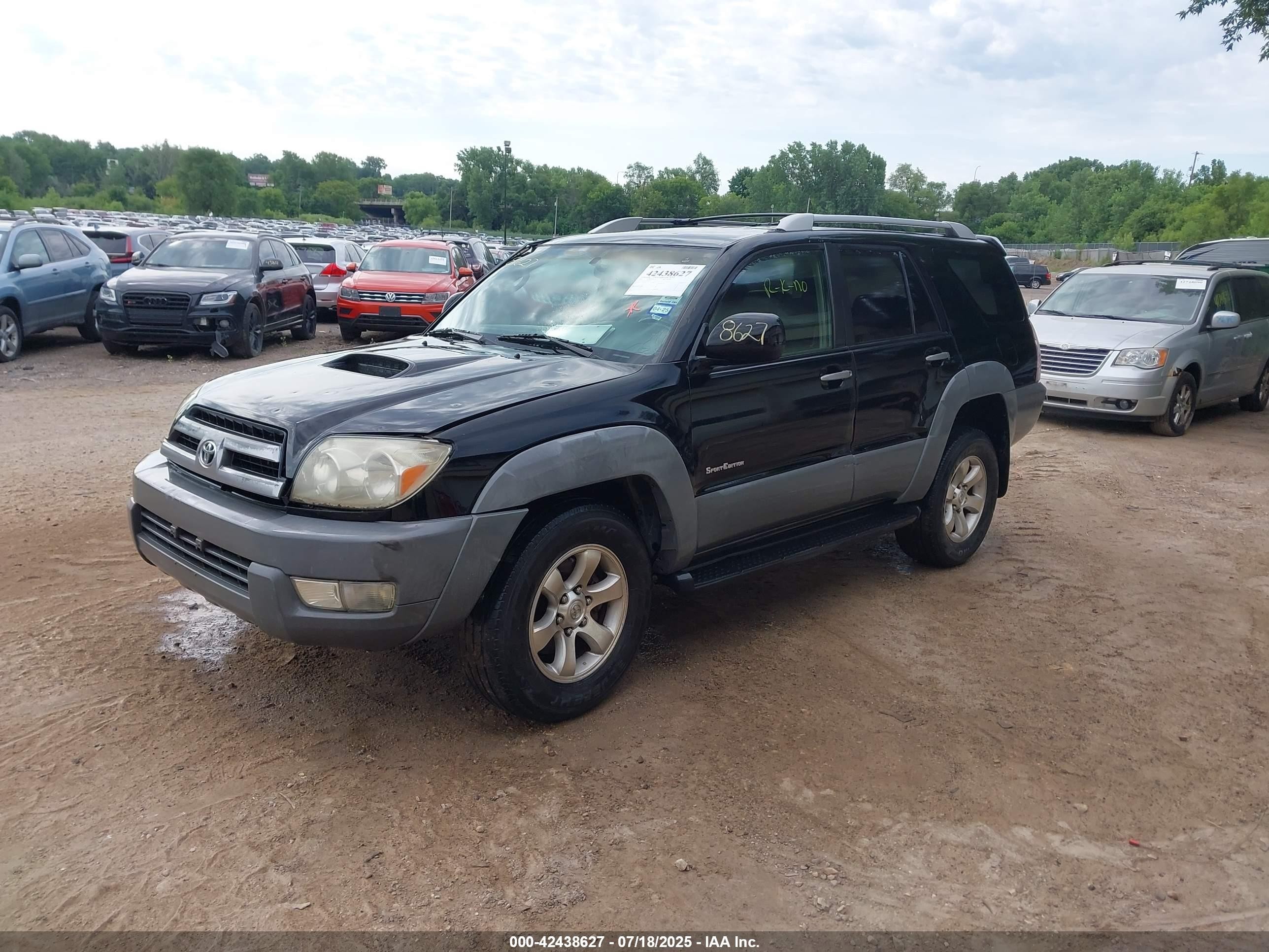 2003 Toyota 4runner Sr5 Sport V6 Черный vin: JTEZU14R330012511
