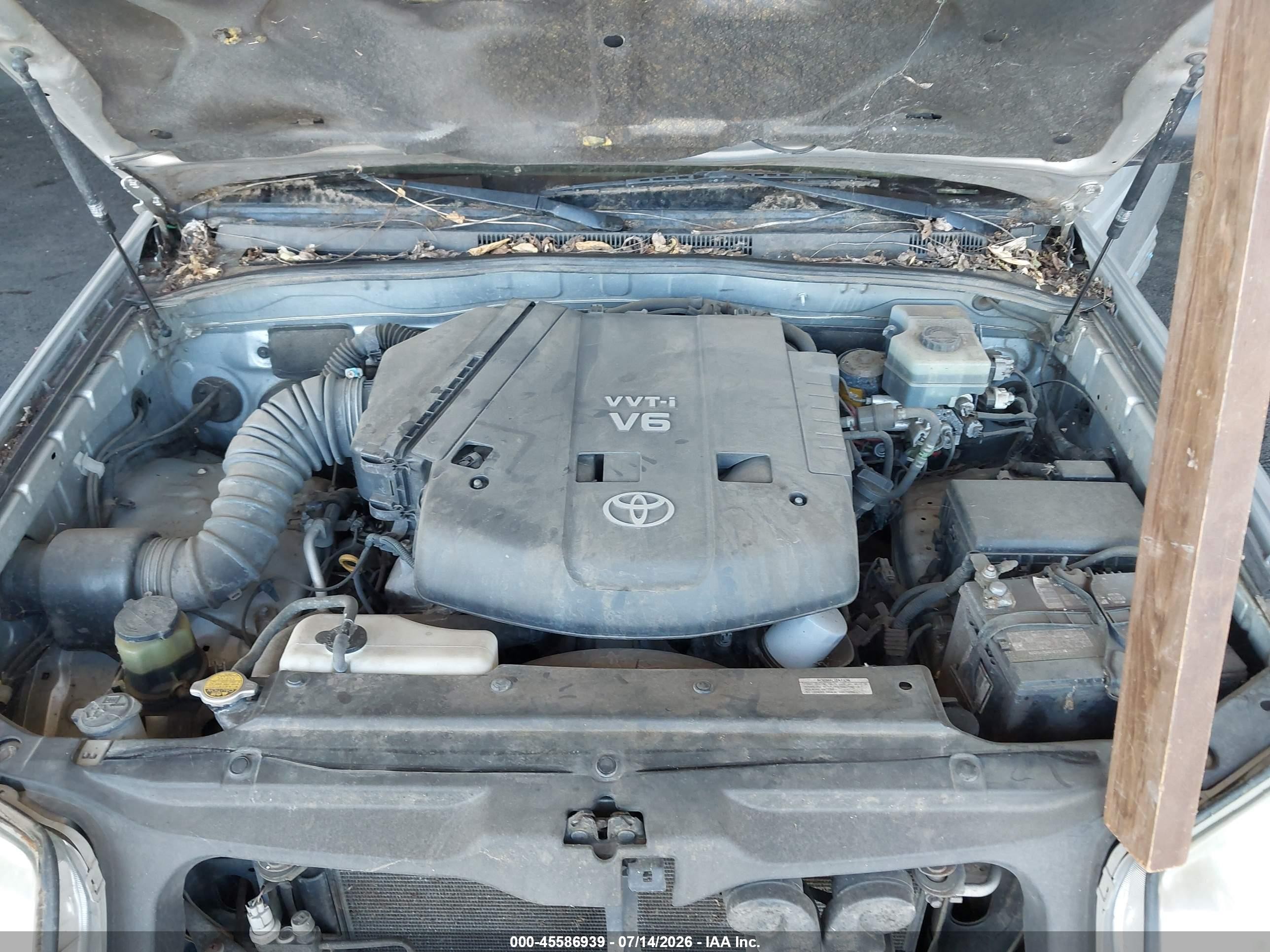 2003 Toyota 4runner Sr5 V6 Серый vin: JTEZU14R338002109
