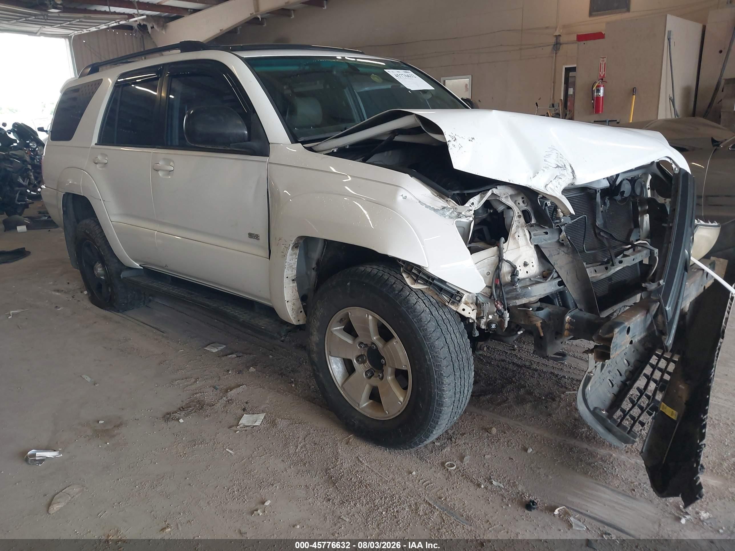 2004 Toyota 4runner Sr5 V6 White vin: JTEZU14R340021131