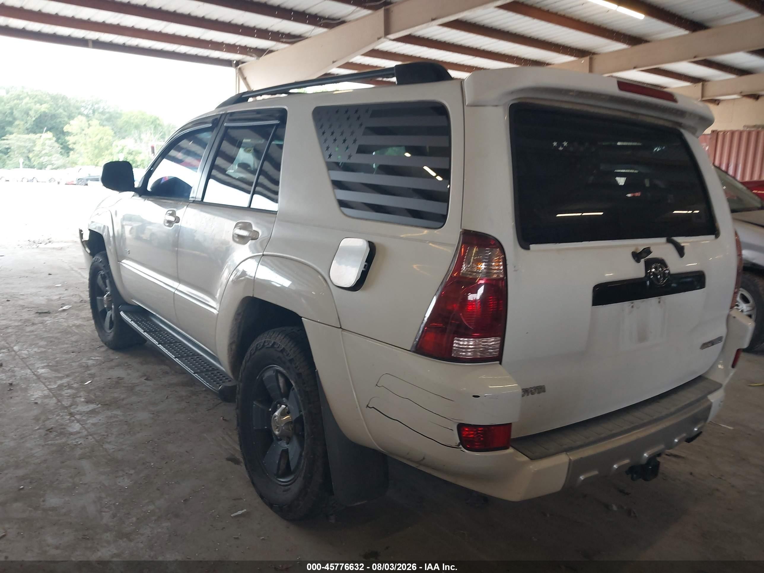 2004 Toyota 4runner Sr5 V6 White vin: JTEZU14R340021131
