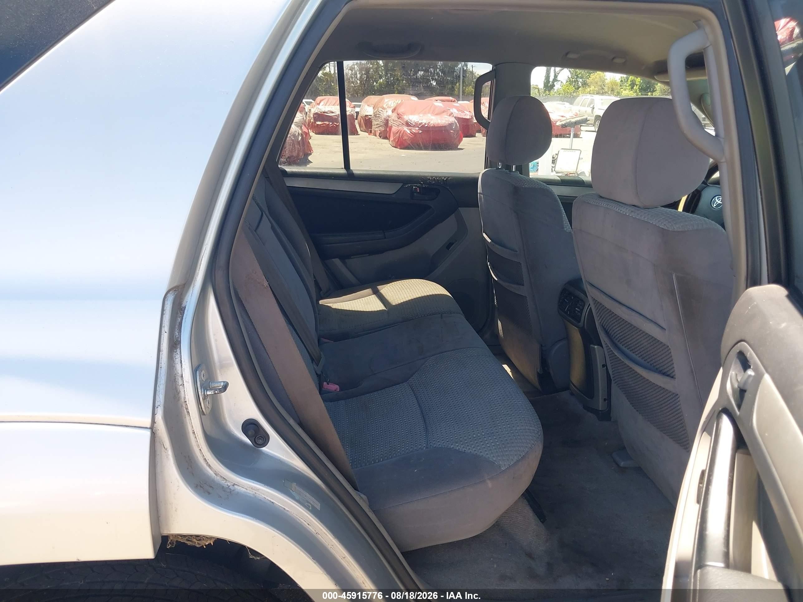 2004 Toyota 4runner Sr5 V6 Silver vin: JTEZU14R340038348