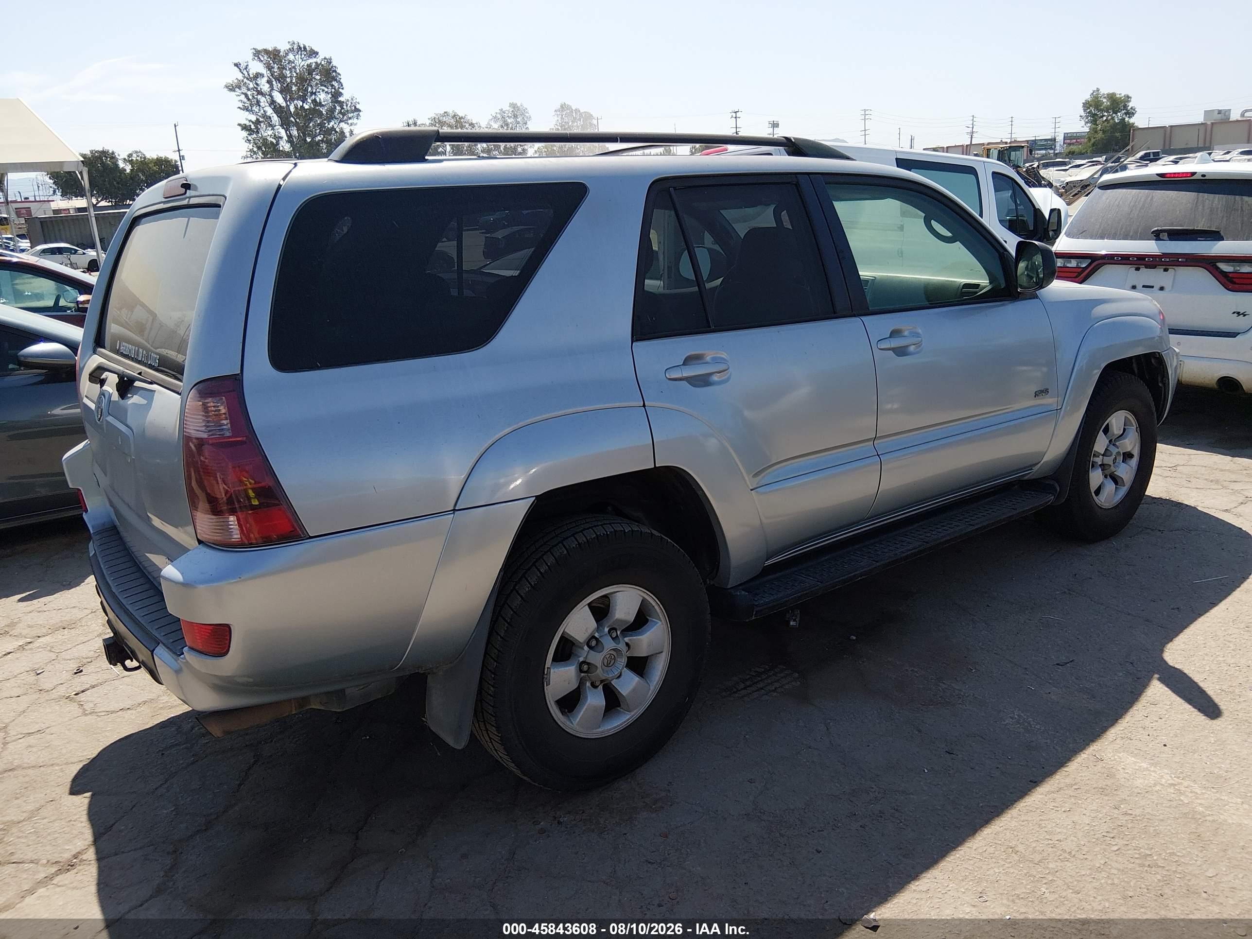 2004 Toyota 4runner Sr5 V6 Silver vin: JTEZU14R340042027