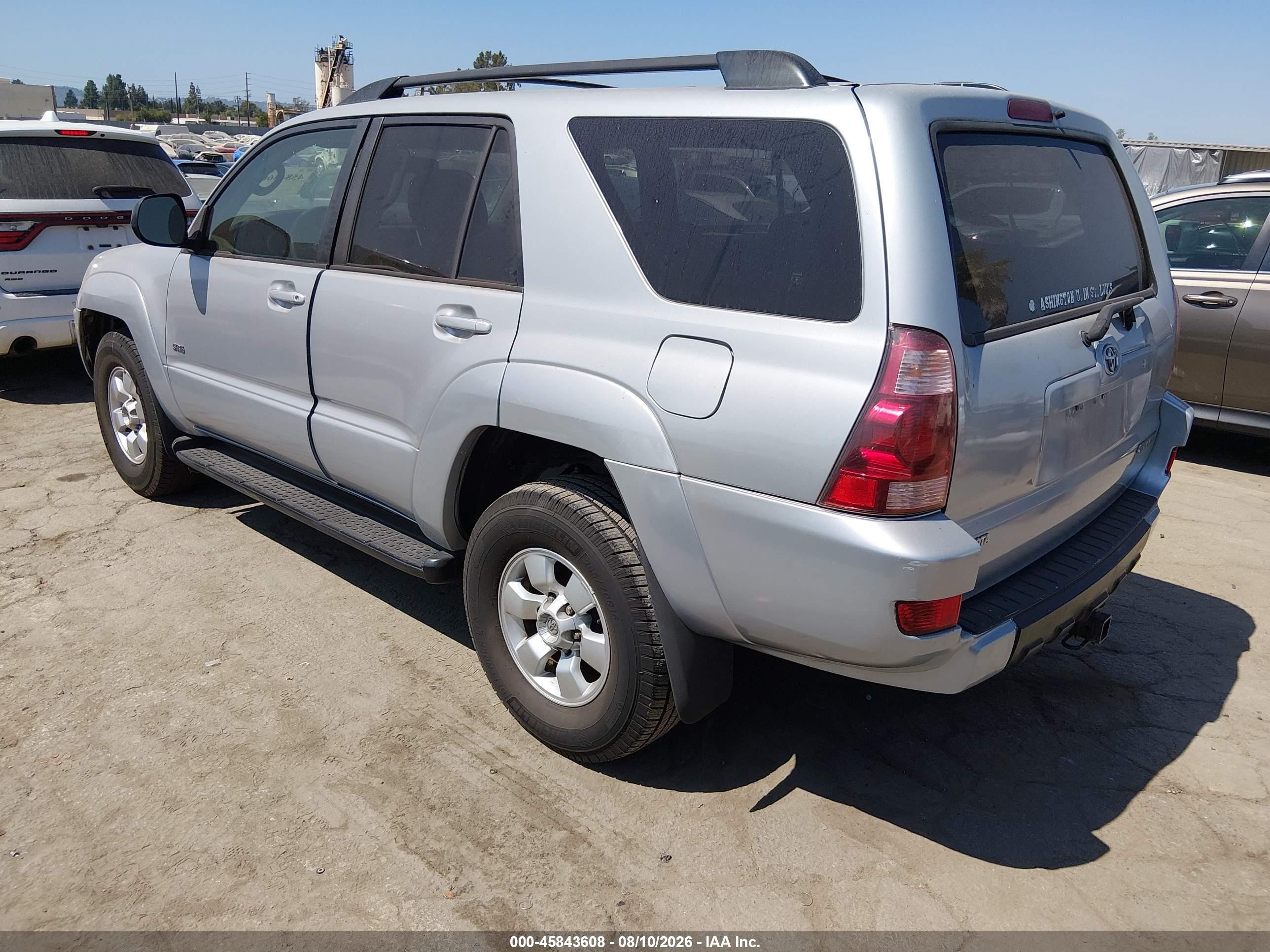 2004 Toyota 4runner Sr5 V6 Silver vin: JTEZU14R340042027