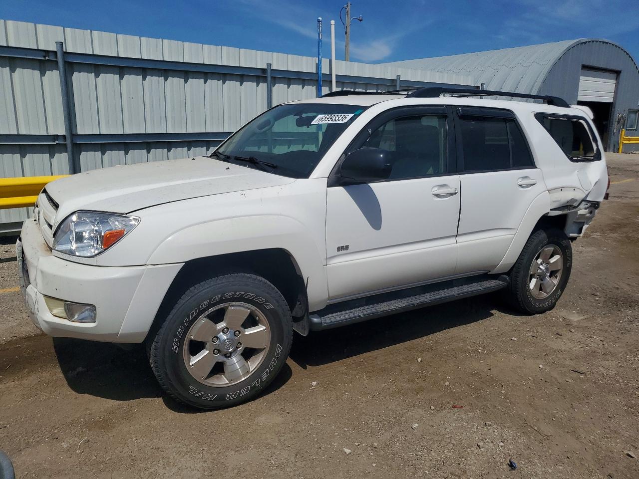 2004 Toyota 4runner Sr5 White vin: JTEZU14R348015931