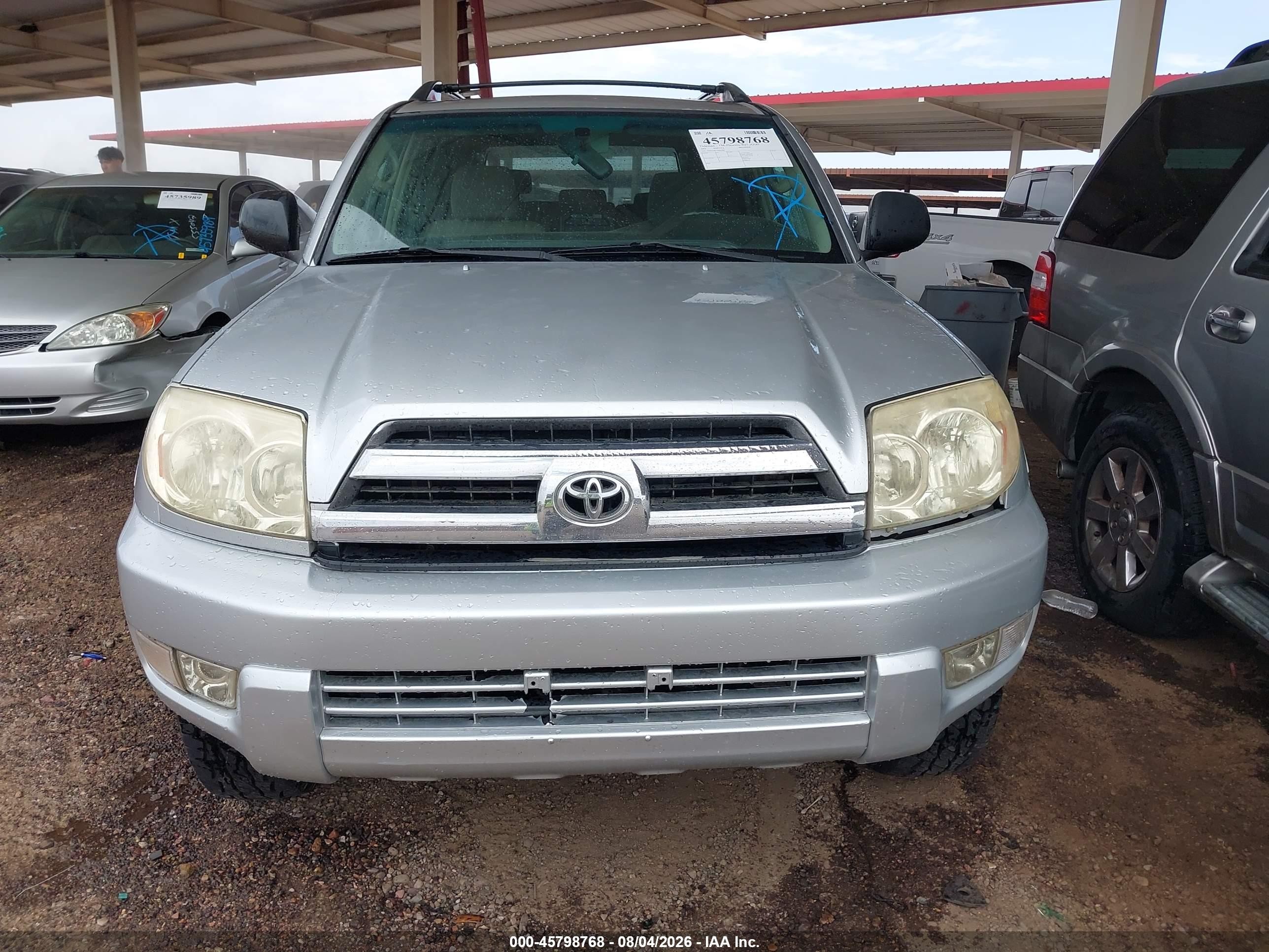 2005 Toyota 4runner Sr5 V6 Gray vin: JTEZU14R358040488