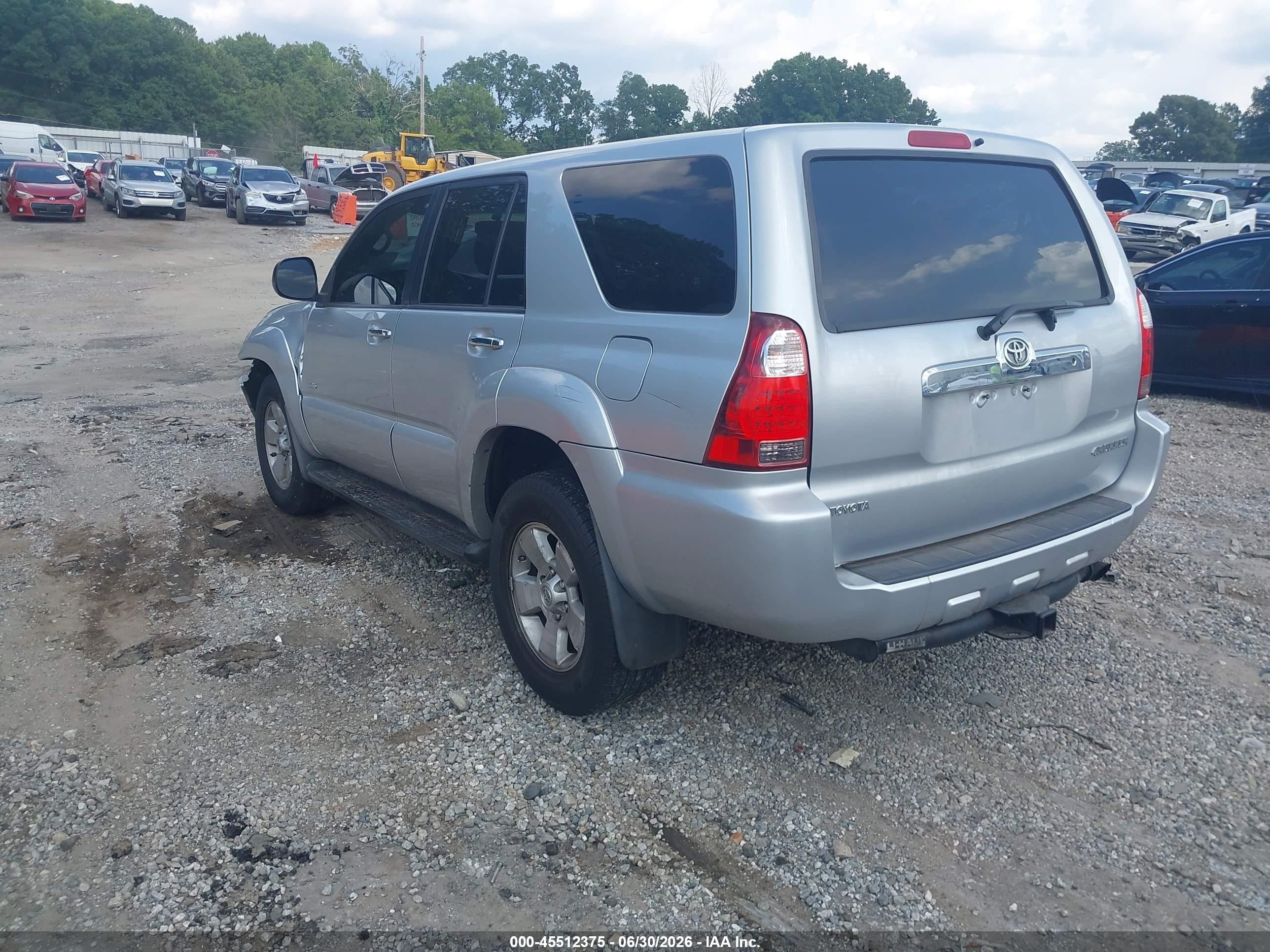 2007 Toyota 4runner Sr5 Gray vin: JTEZU14R370092060