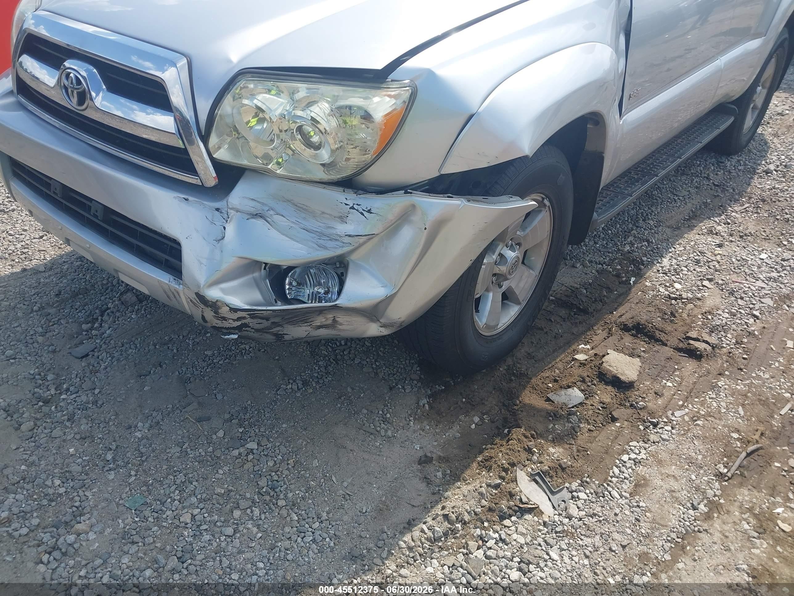 2007 Toyota 4runner Sr5 Gray vin: JTEZU14R370092060