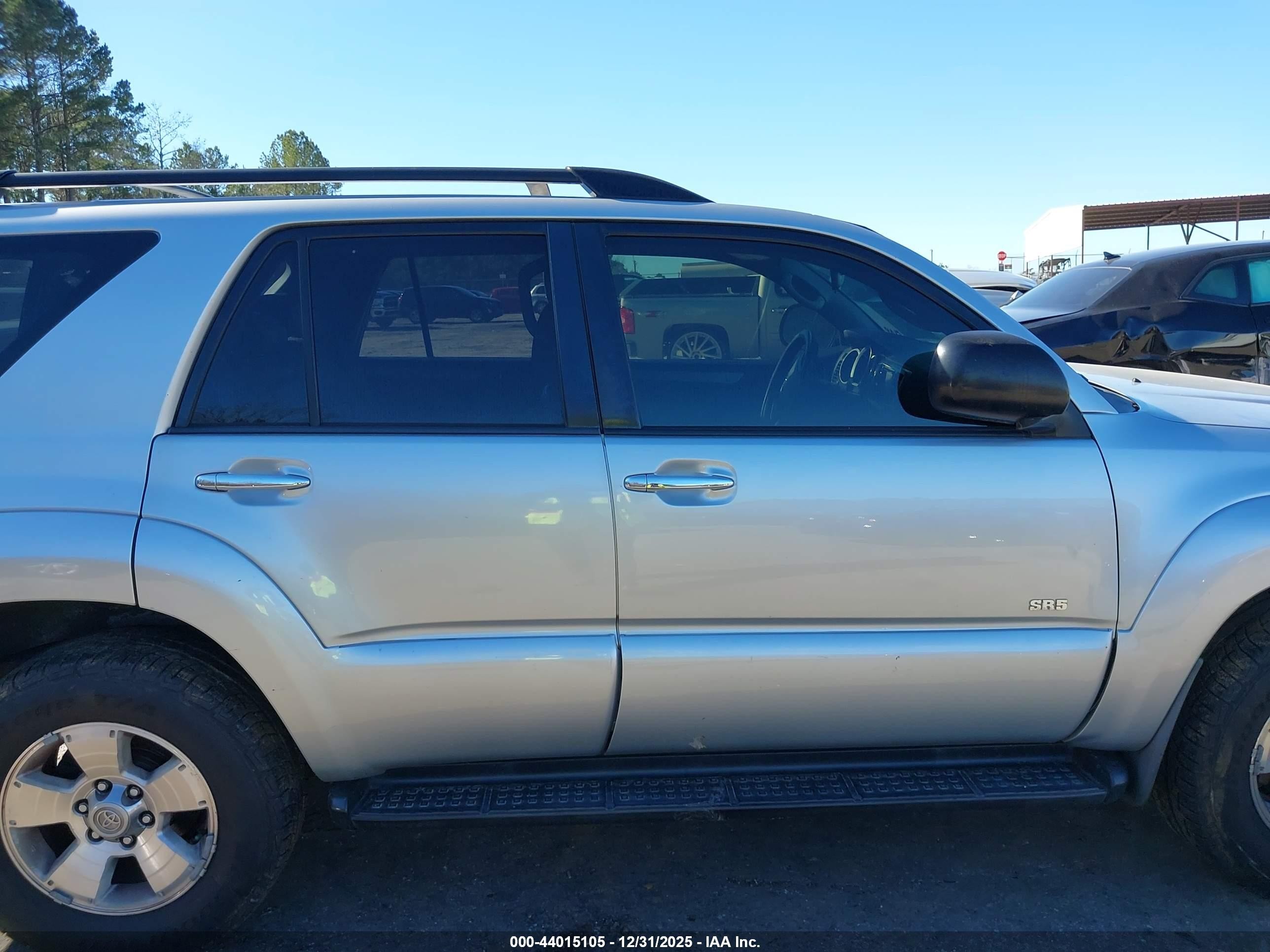 2007 Toyota 4runner Sr5 V6 Silver vin: JTEZU14R378071503