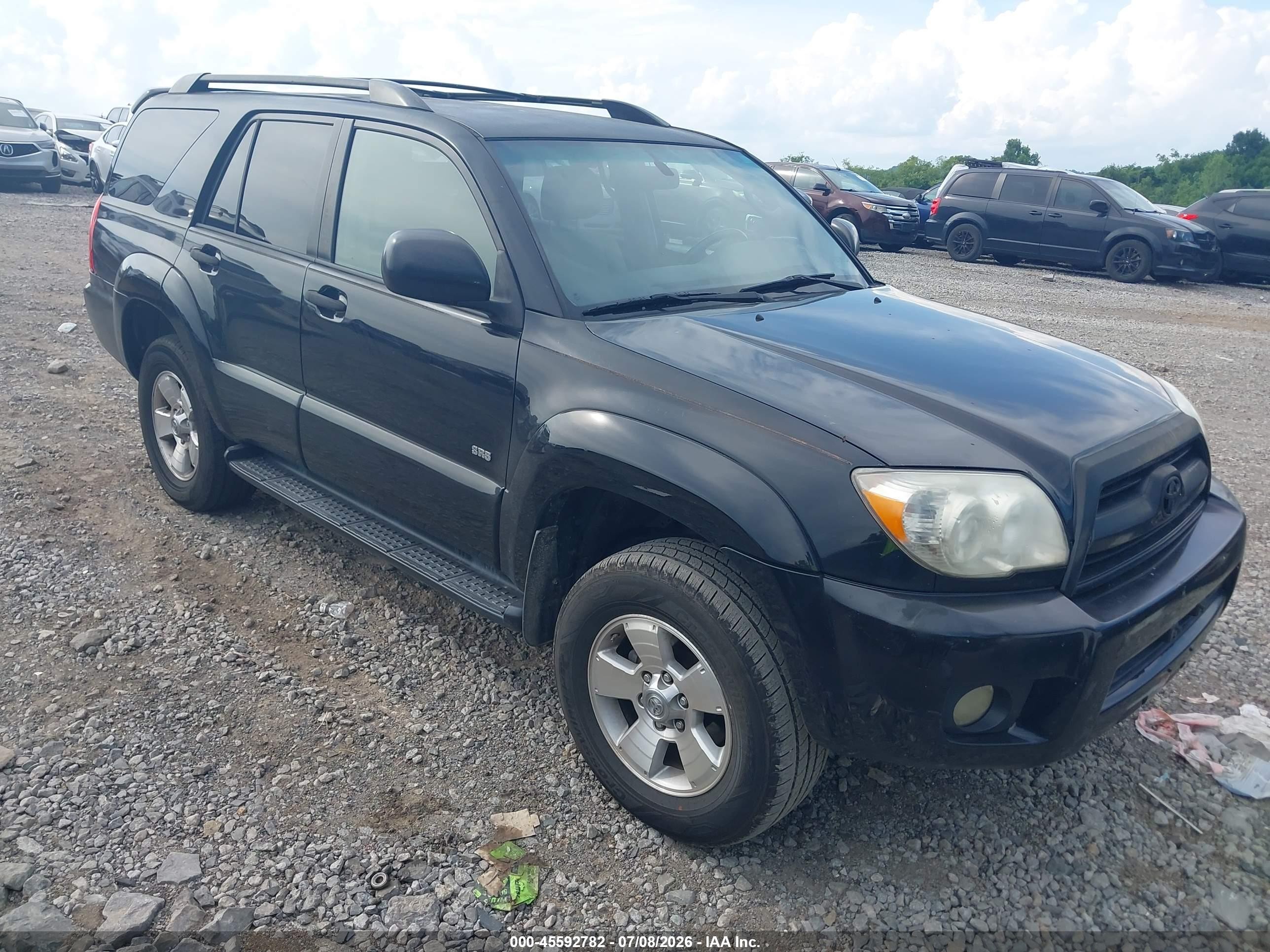 2007 Toyota 4runner Sr5 Black vin: JTEZU14R378078094