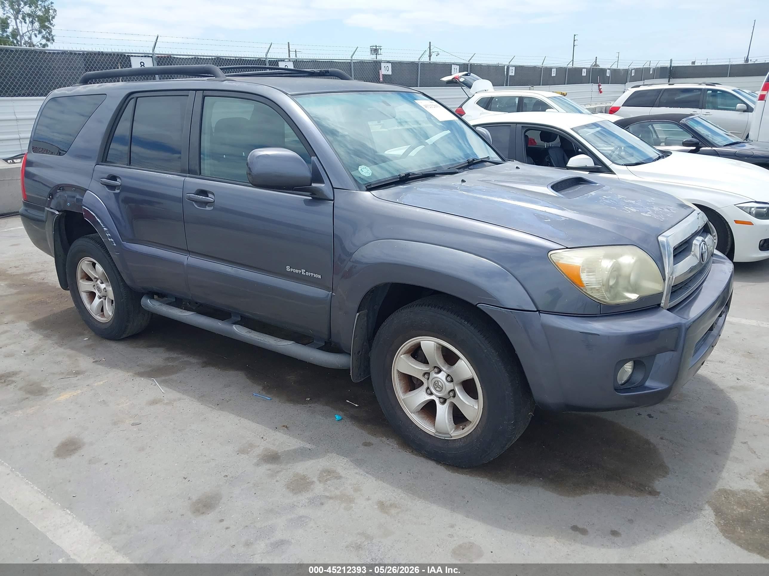 2007 Toyota 4runner Sport V6 Gray vin: JTEZU14R378078614