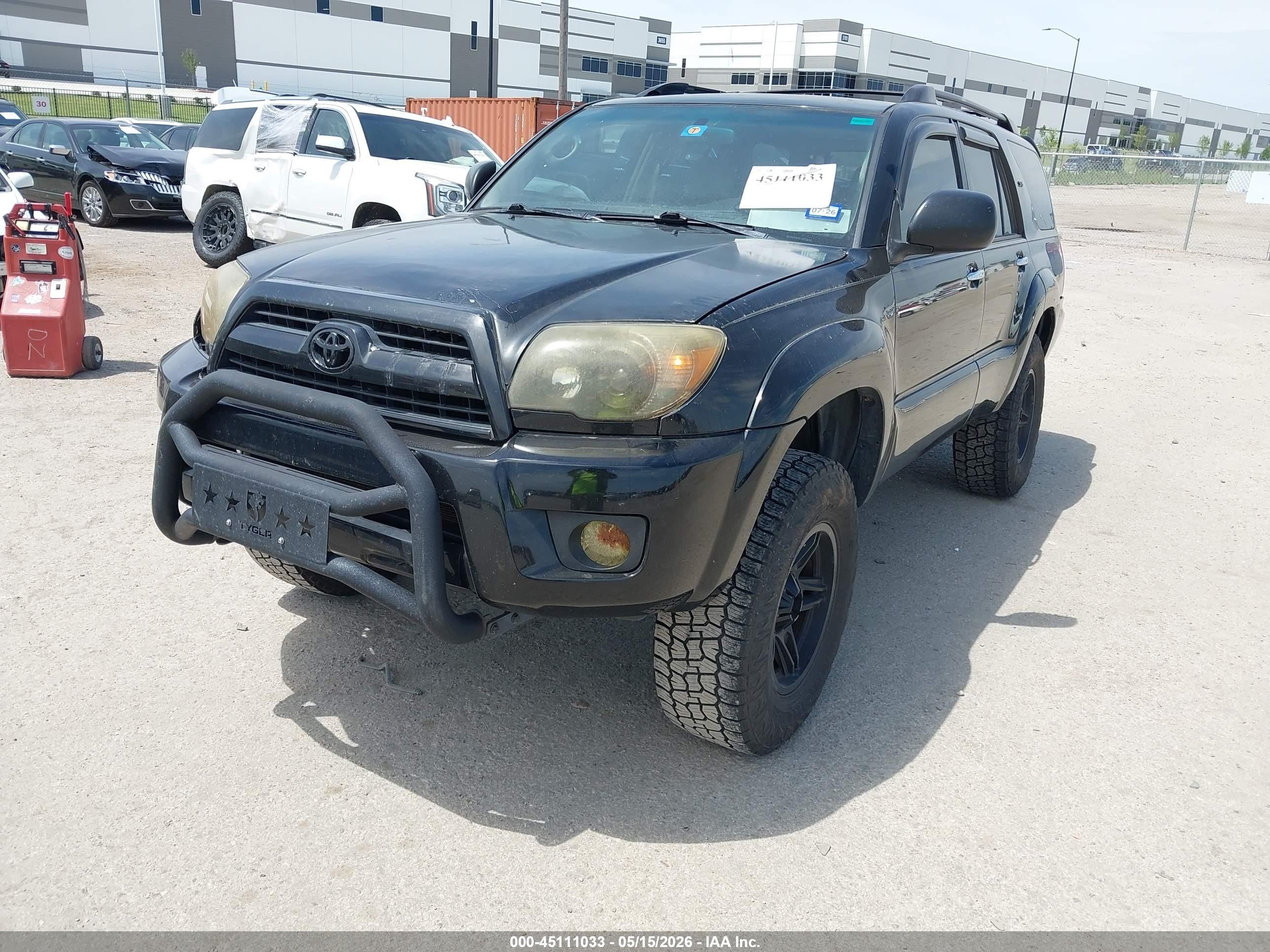 2007 Toyota 4runner Sr5 V6 Black vin: JTEZU14R378087295