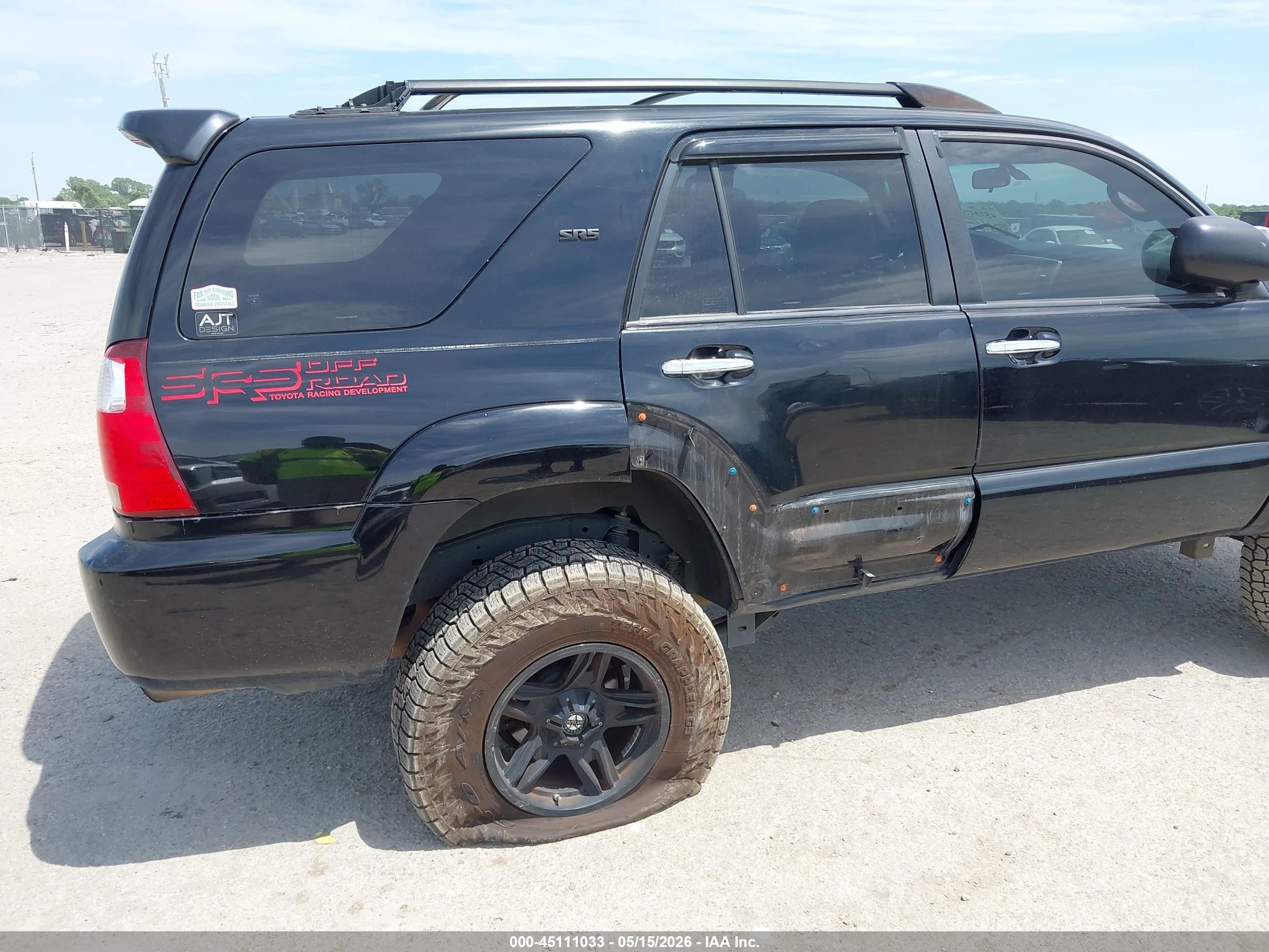 2007 Toyota 4runner Sr5 V6 Black vin: JTEZU14R378087295