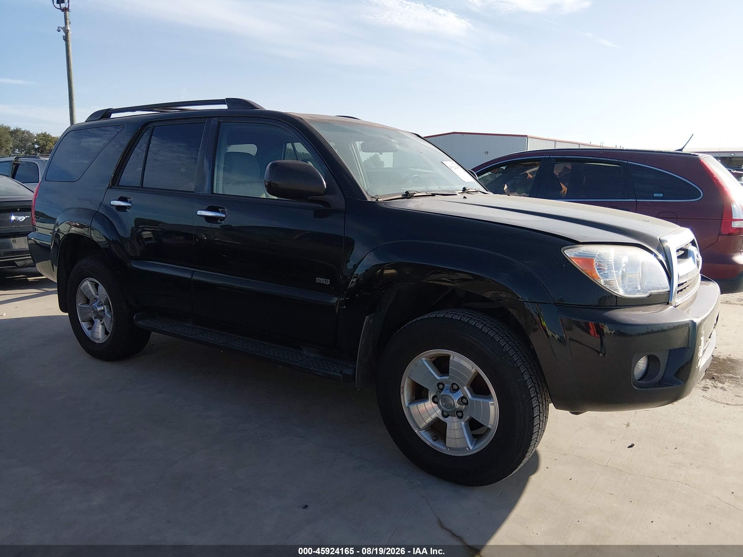 2008 Toyota 4runner Sr5 V6 Black vin: JTEZU14R38K003450