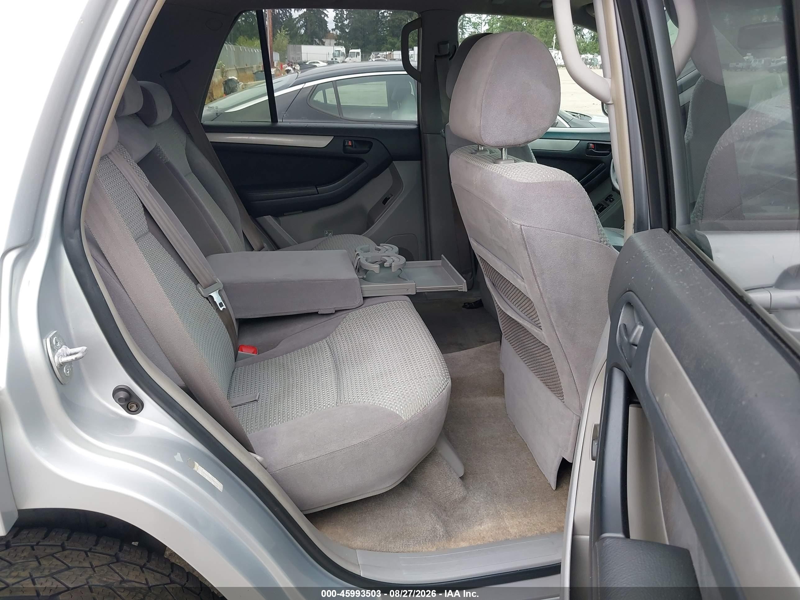 2003 Toyota 4runner Sr5 V6 Silver vin: JTEZU14R438005472