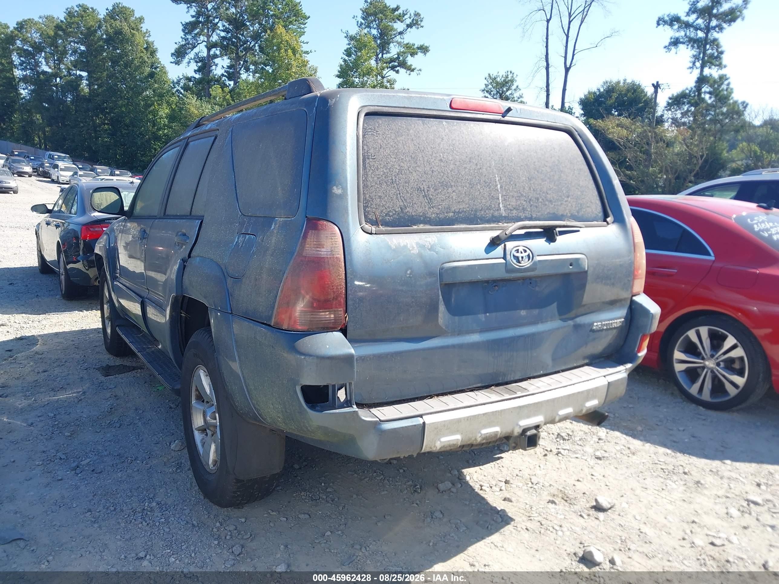 2004 Toyota 4runner Sr5 V6 Light Blue vin: JTEZU14R440018660