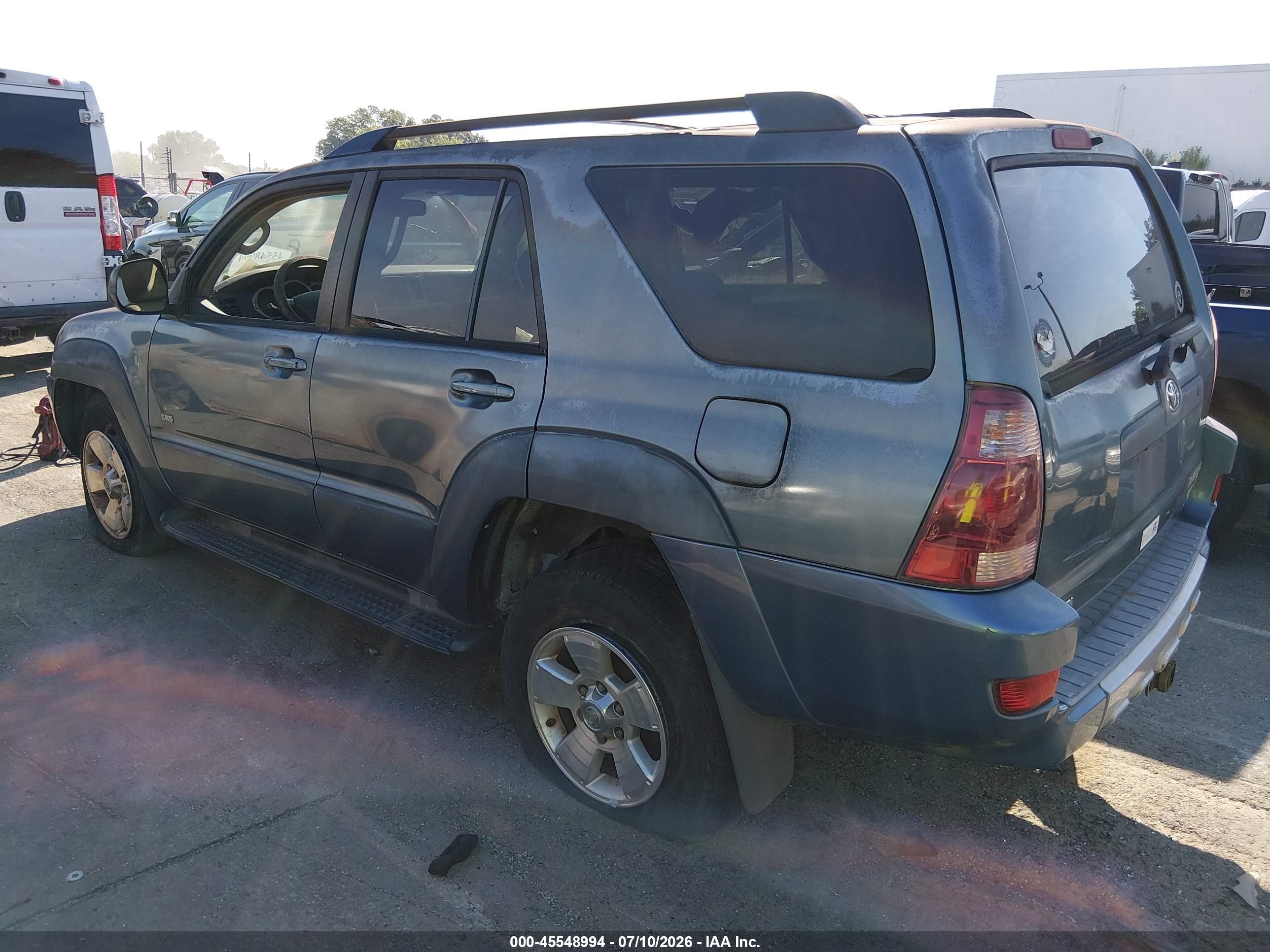 2004 Toyota 4runner Sr5 V6 Blue vin: JTEZU14R448010348
