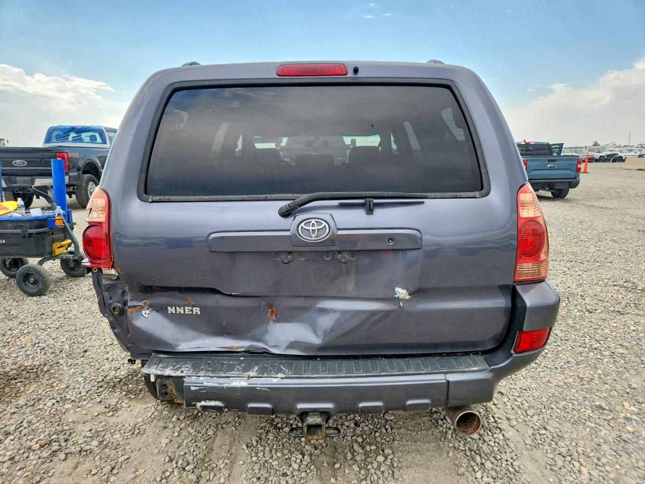 2004 Toyota 4runner Sr5 Gray vin: JTEZU14R448020362