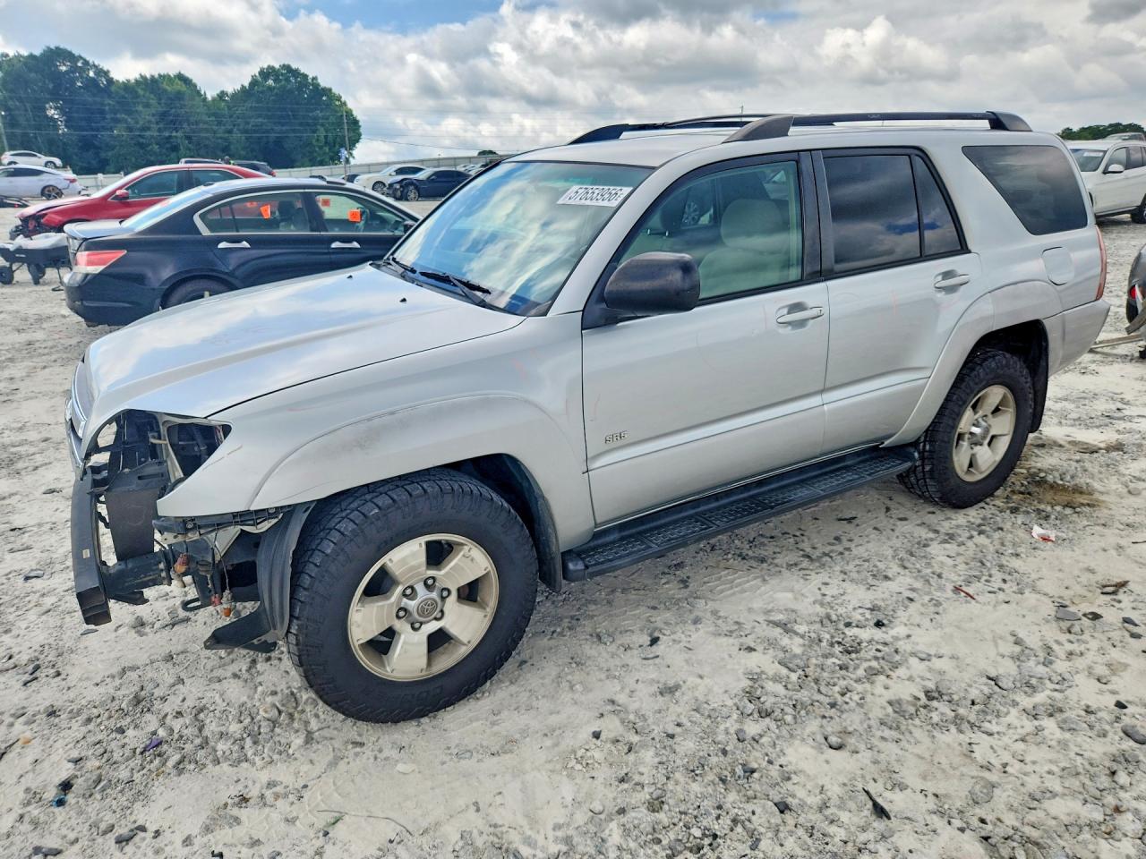 2005 Toyota 4runner Sr5 Silver vin: JTEZU14R450057170