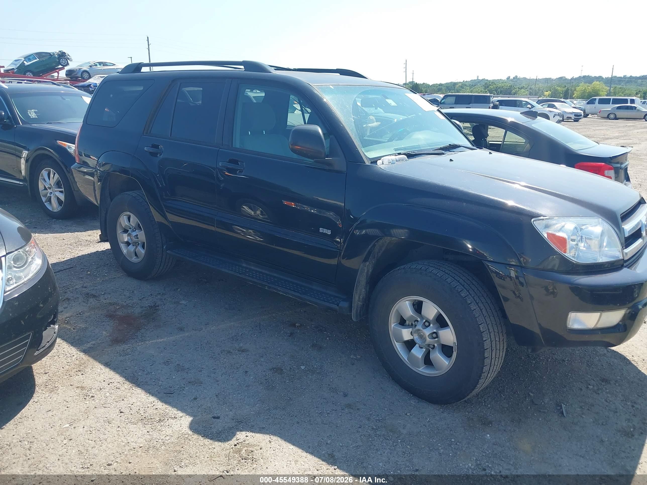 2005 Toyota 4runner Sr5 V6 Black vin: JTEZU14R450058822