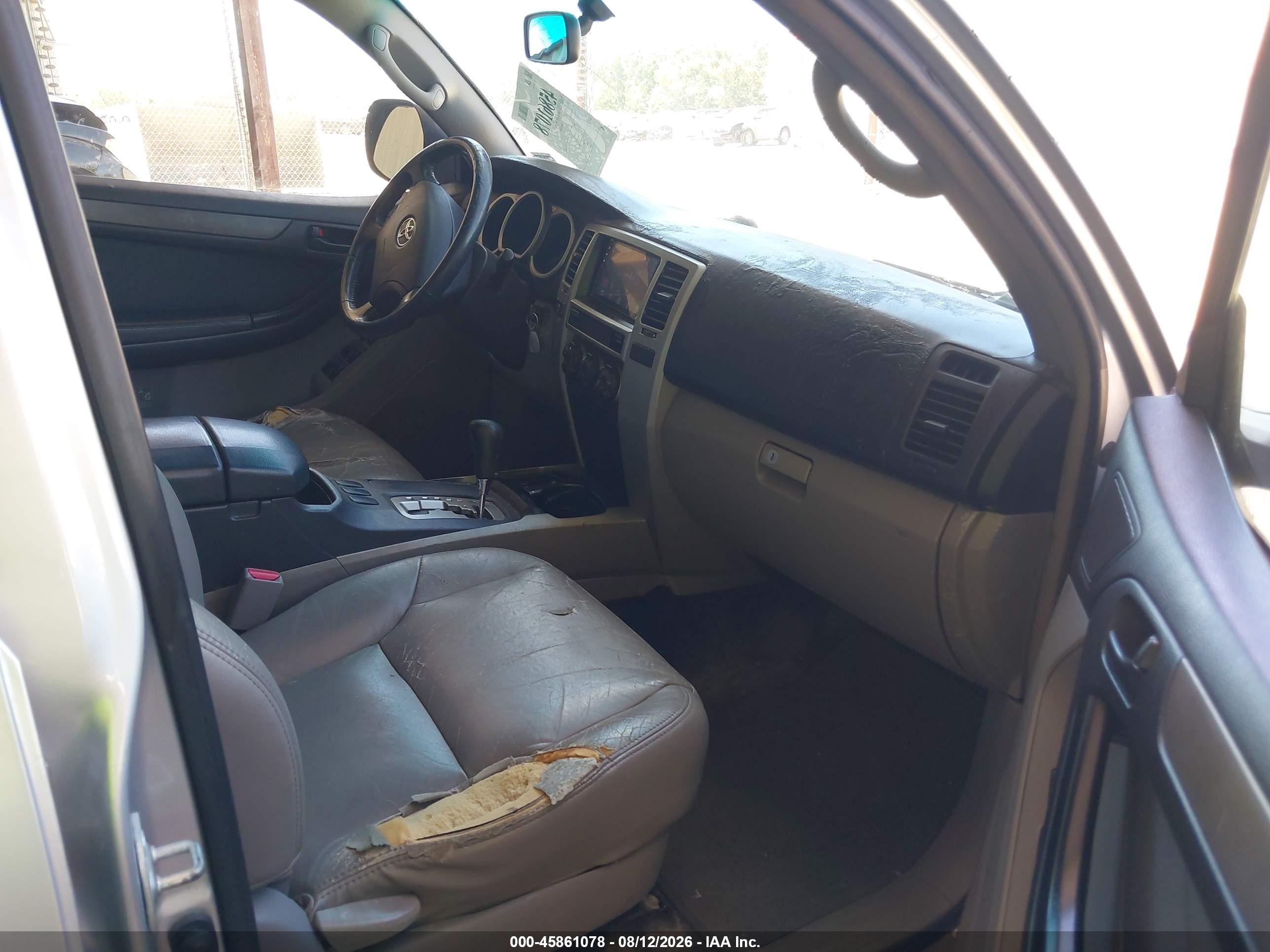 2005 Toyota 4runner Sr5 V6 Серый vin: JTEZU14R458037325