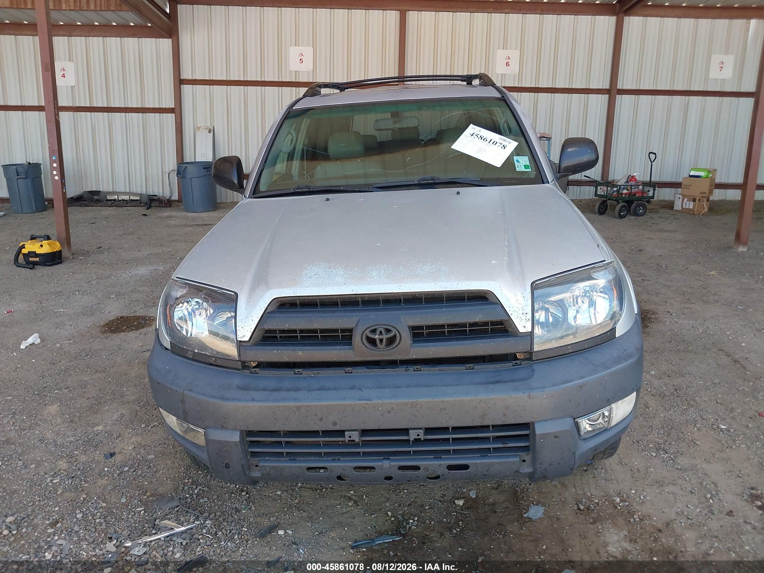 2005 Toyota 4runner Sr5 V6 Серый vin: JTEZU14R458037325
